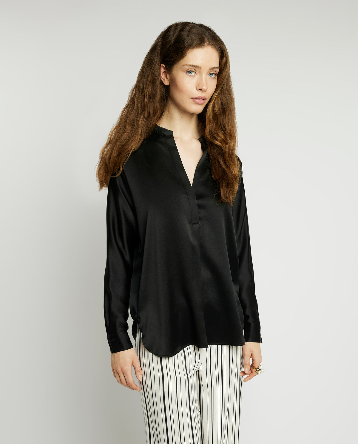 Zijden blouse