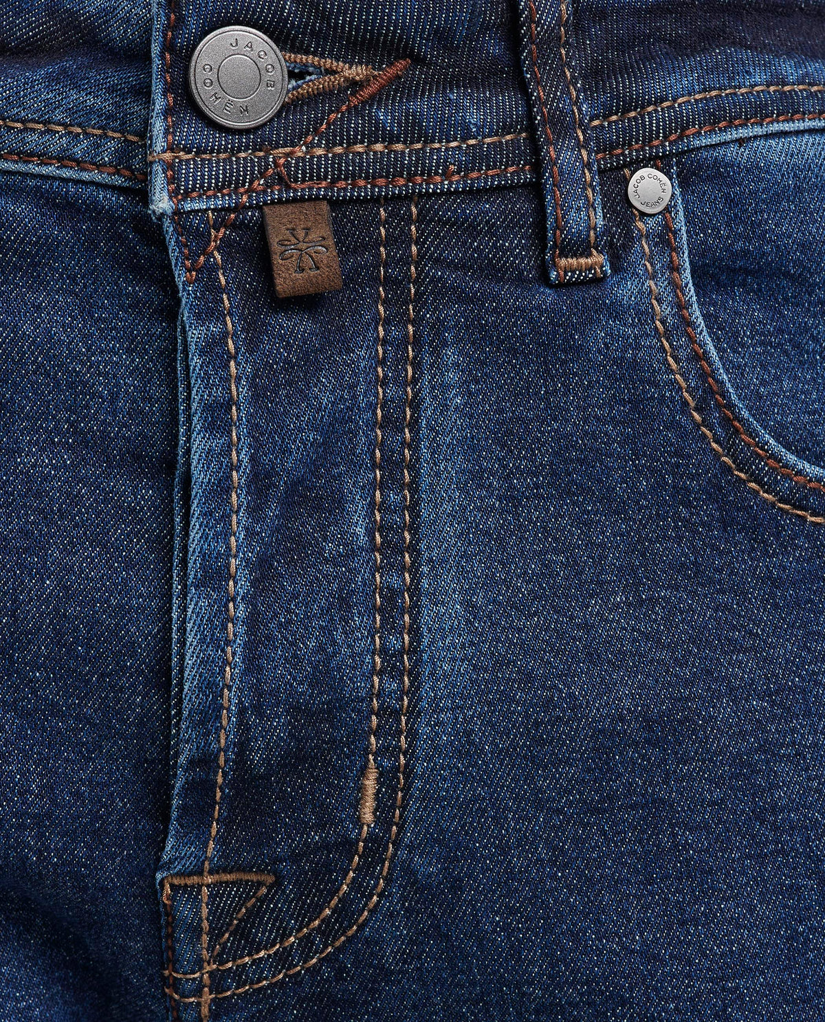 Slim Fit Bard Jeans - Donkerblauw