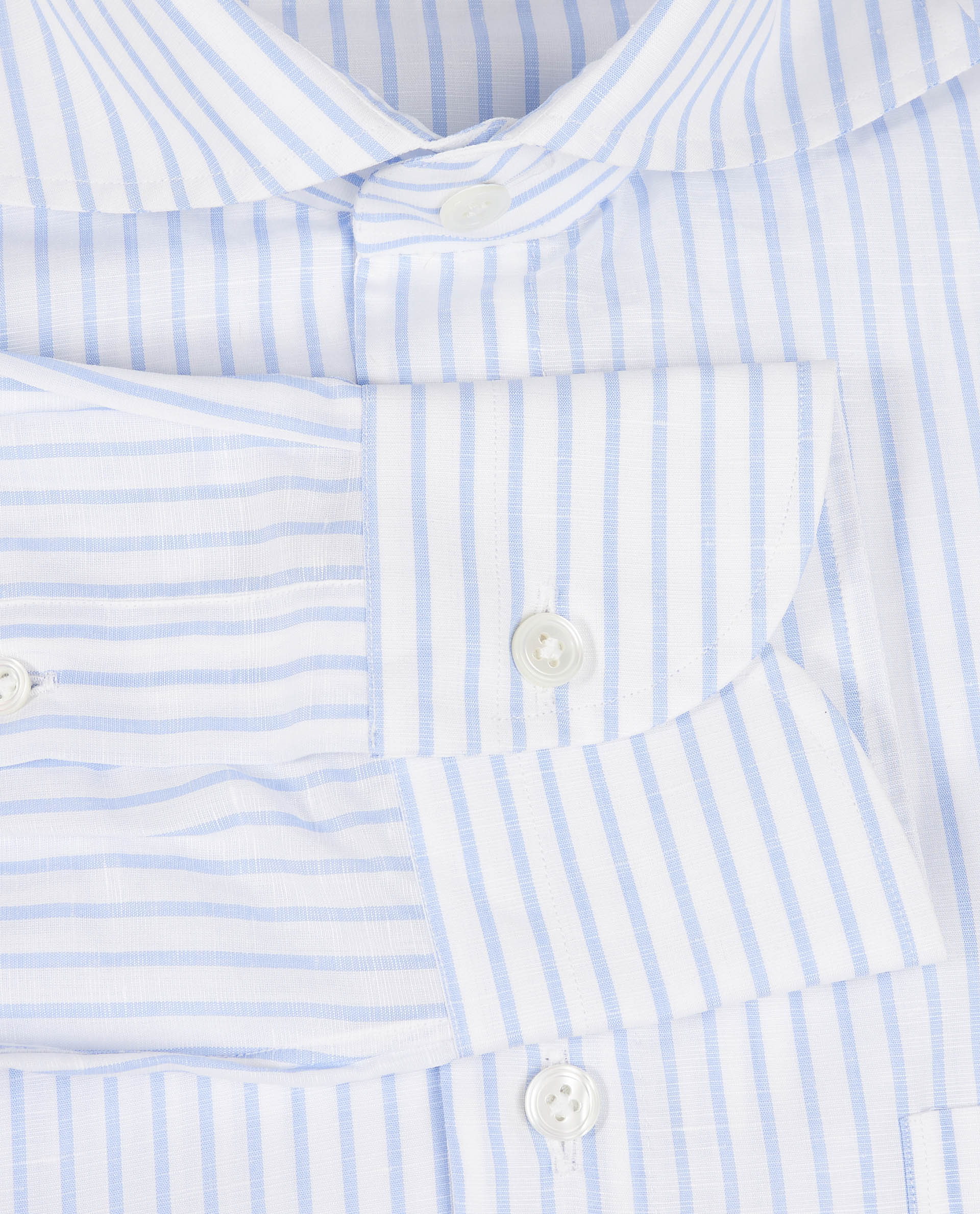 Cotton/Linen Striped Shirt