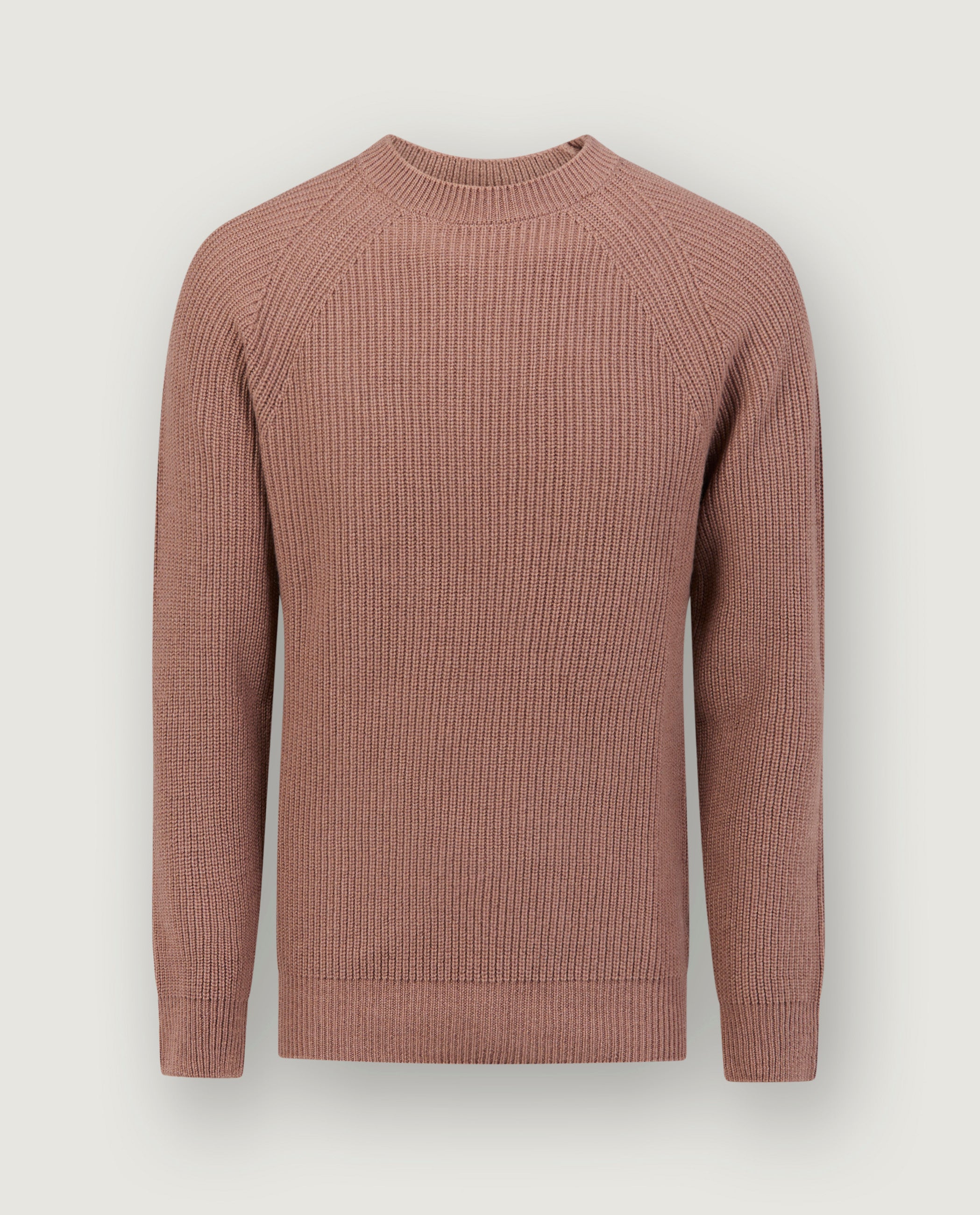 Cashmere Rib Trui - Roze