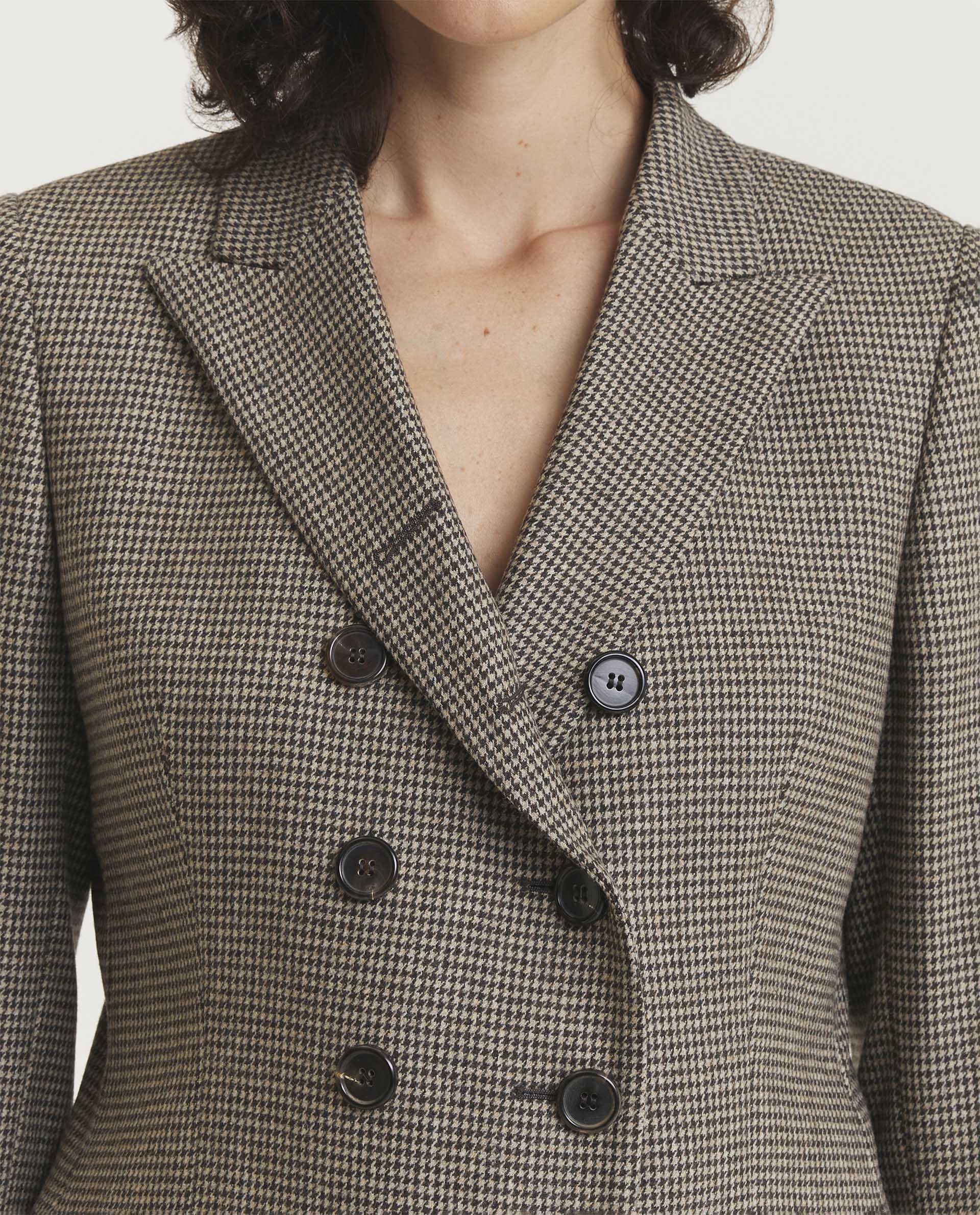 Wool blend blazer