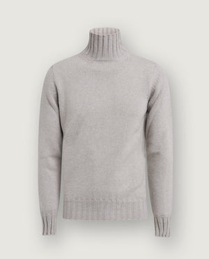 Grove Cashmere Trui - Lichtgrijs