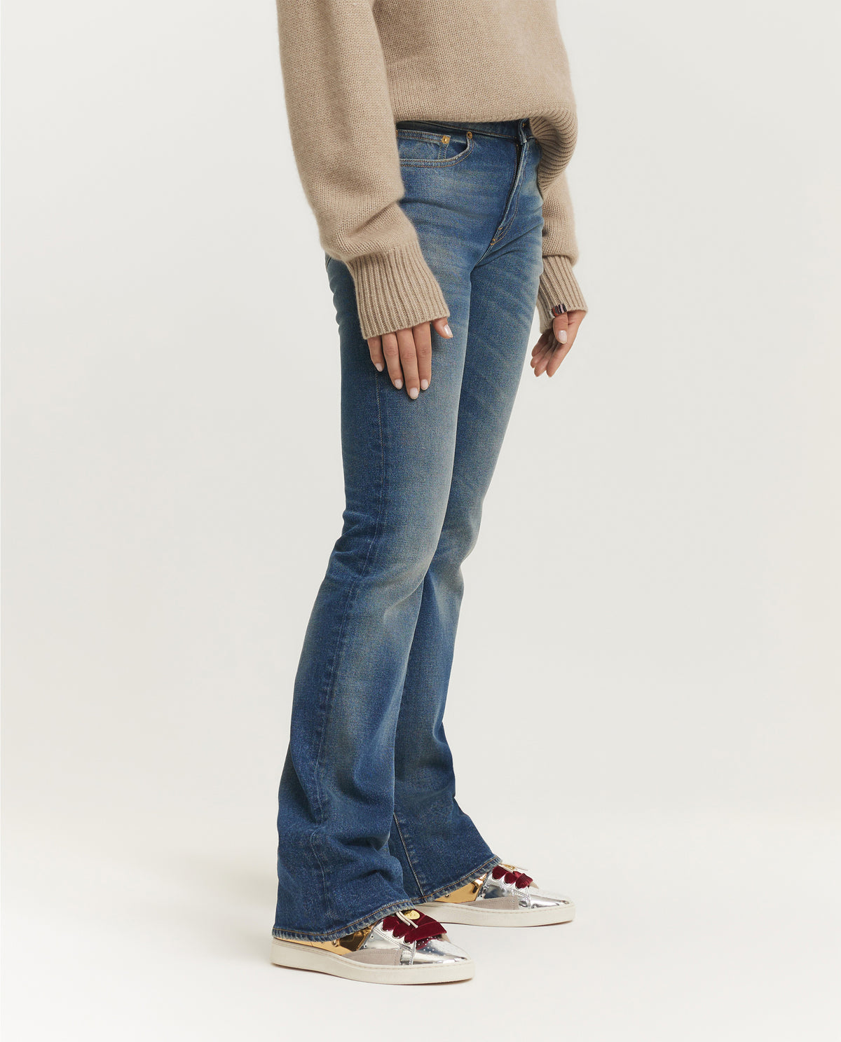 Bootcut Ophelia Jeans - Blauw
