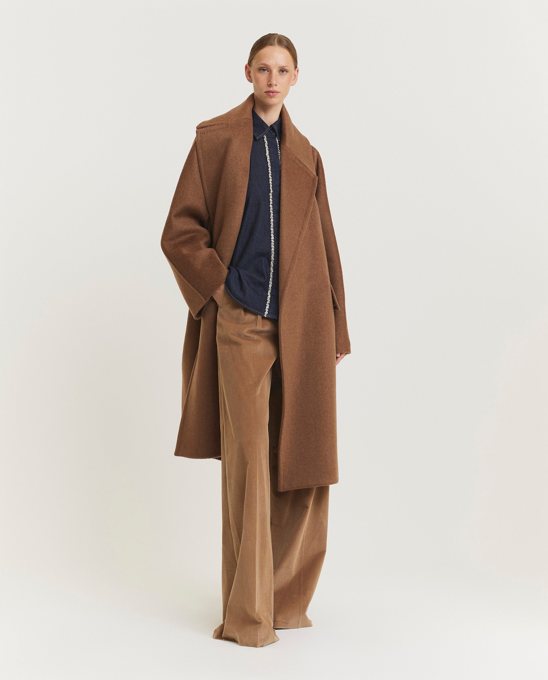 Oversized wool coat

