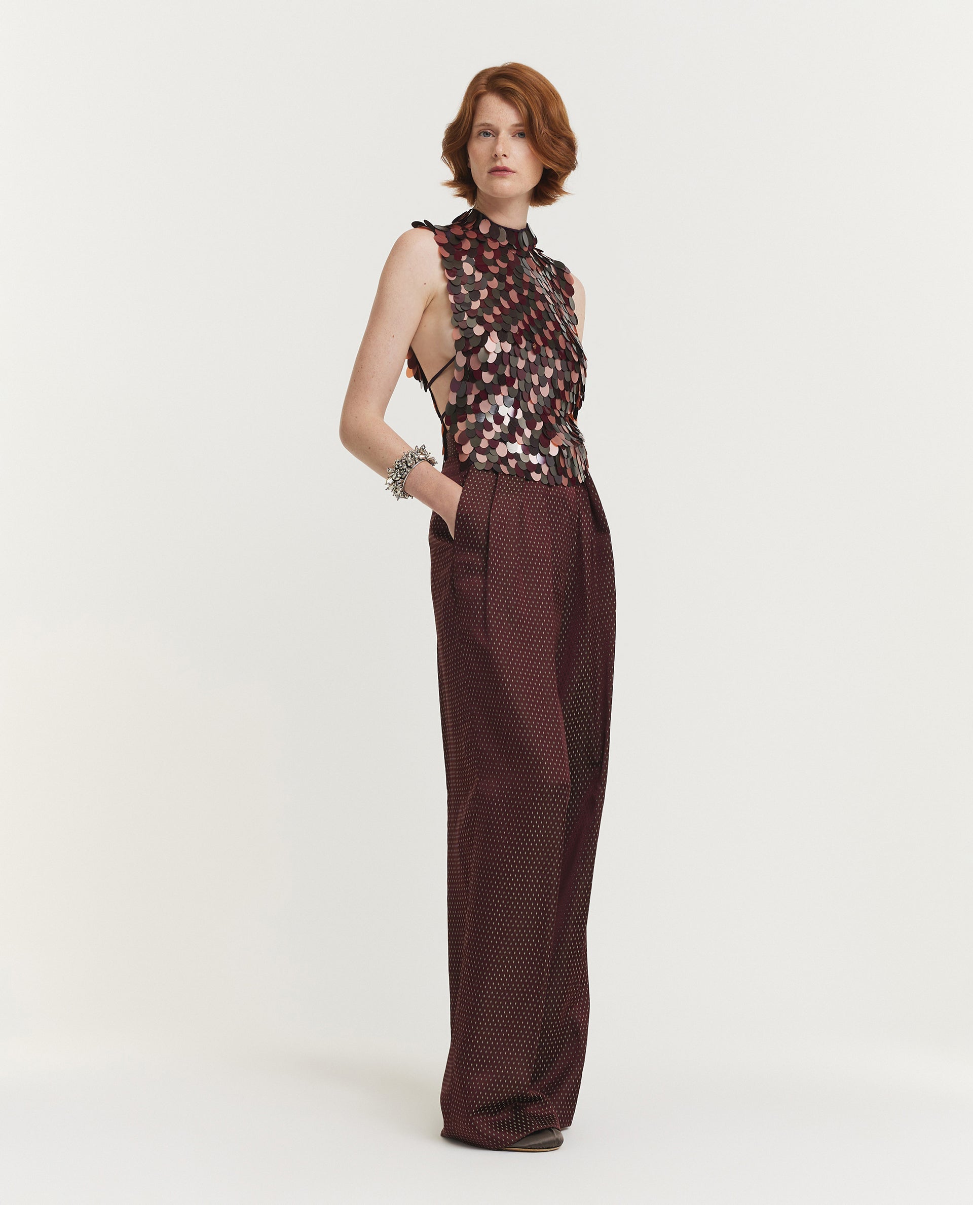 Smooth Printed Trousers