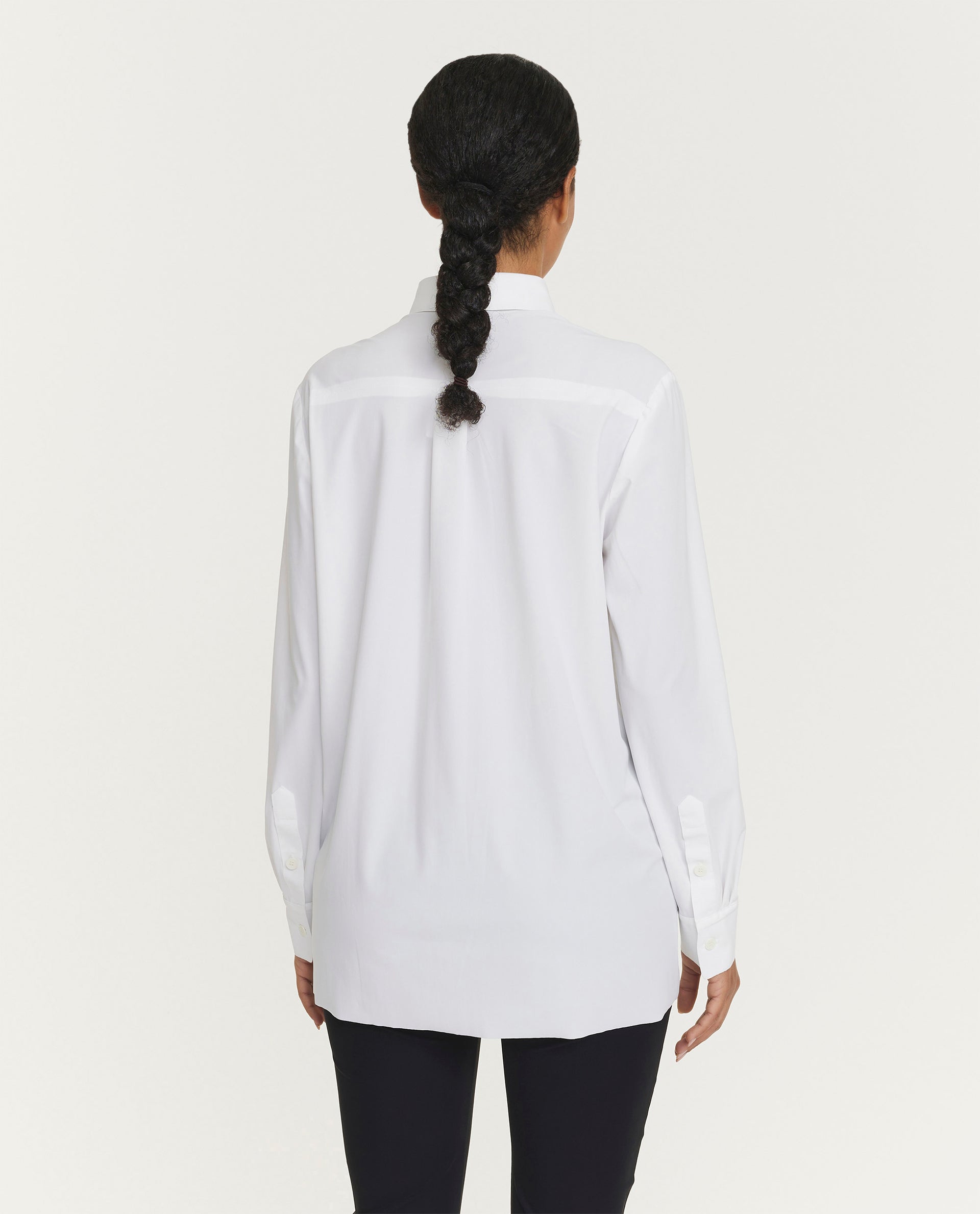 Soepelvallende blouse