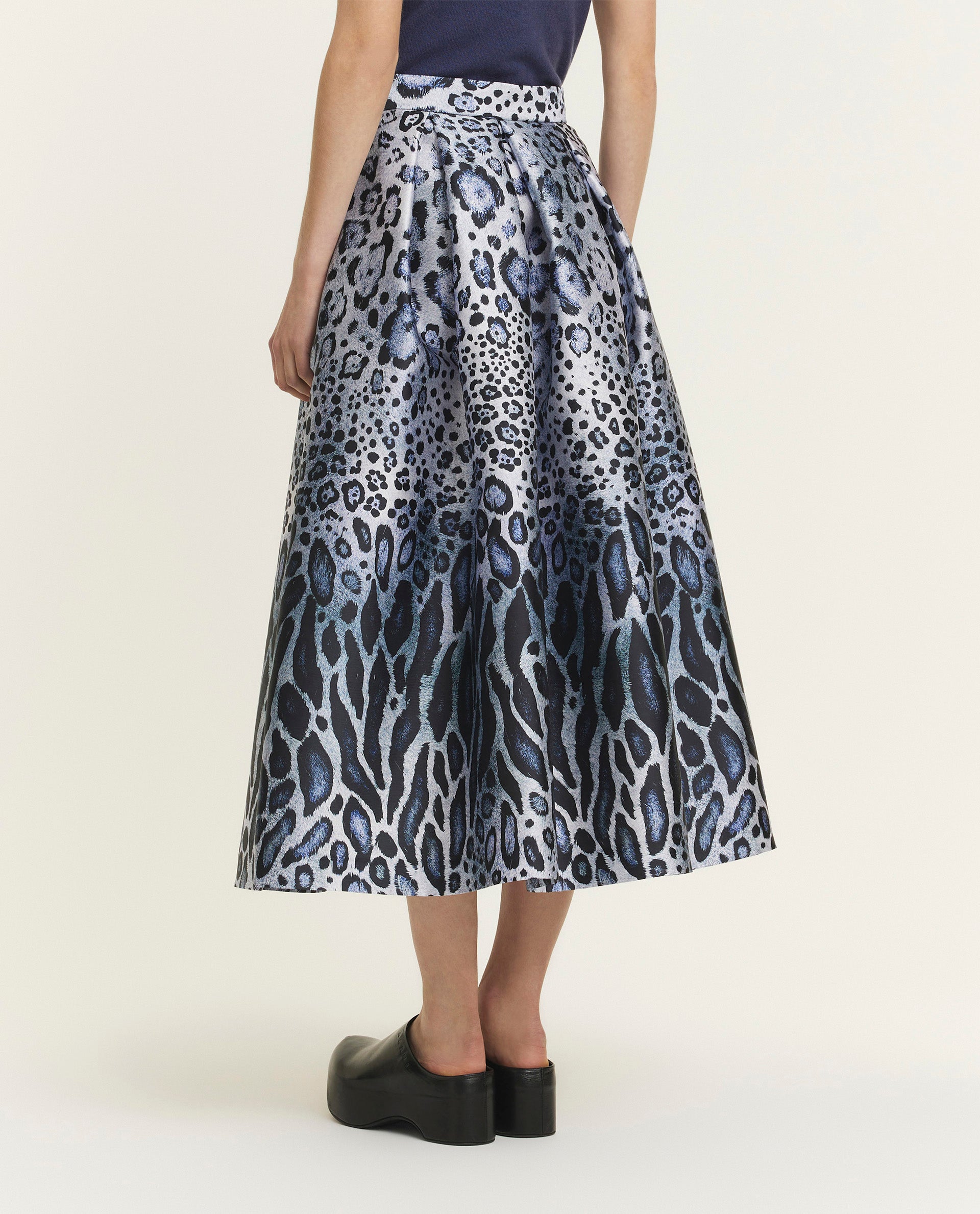 A-line midi skirt