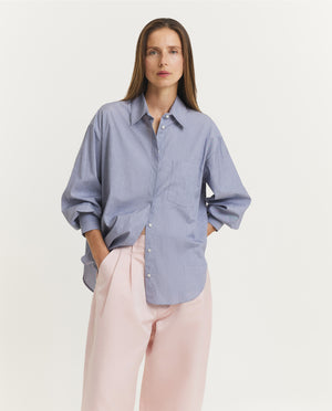 Cotton Pinpoint Masculine Shirt