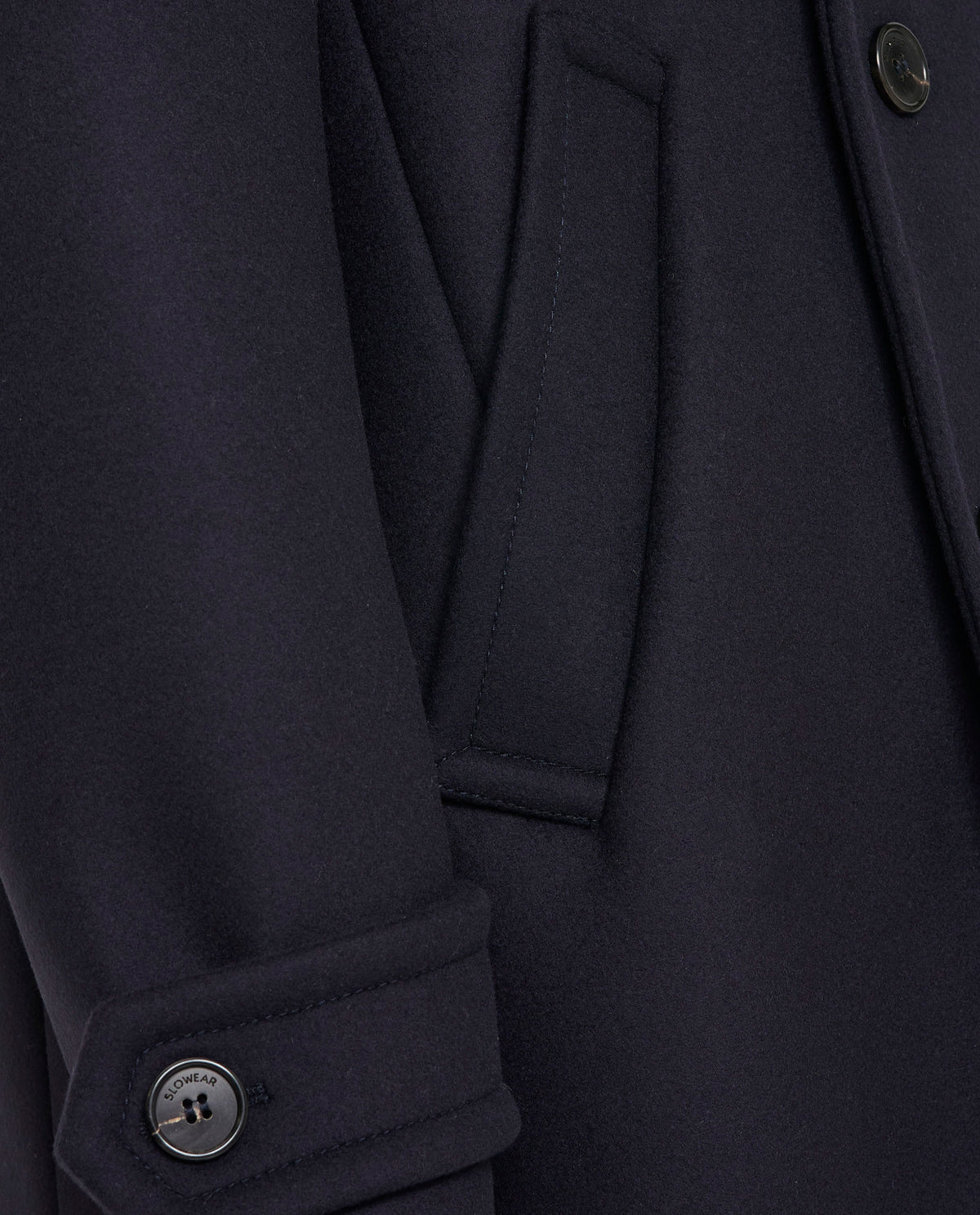 Flannel Wool Peacoat