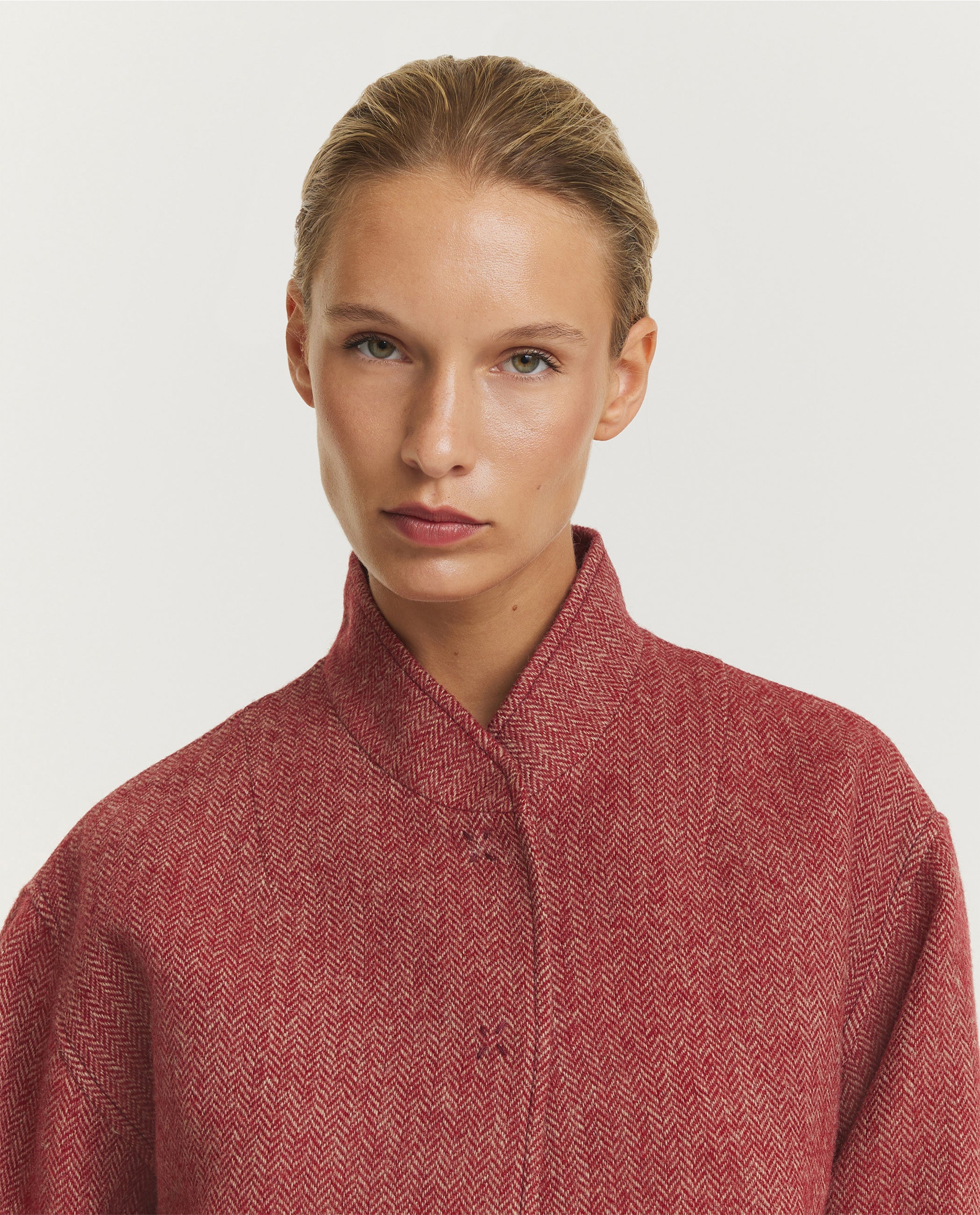 Wollen Bomberjack - Rood