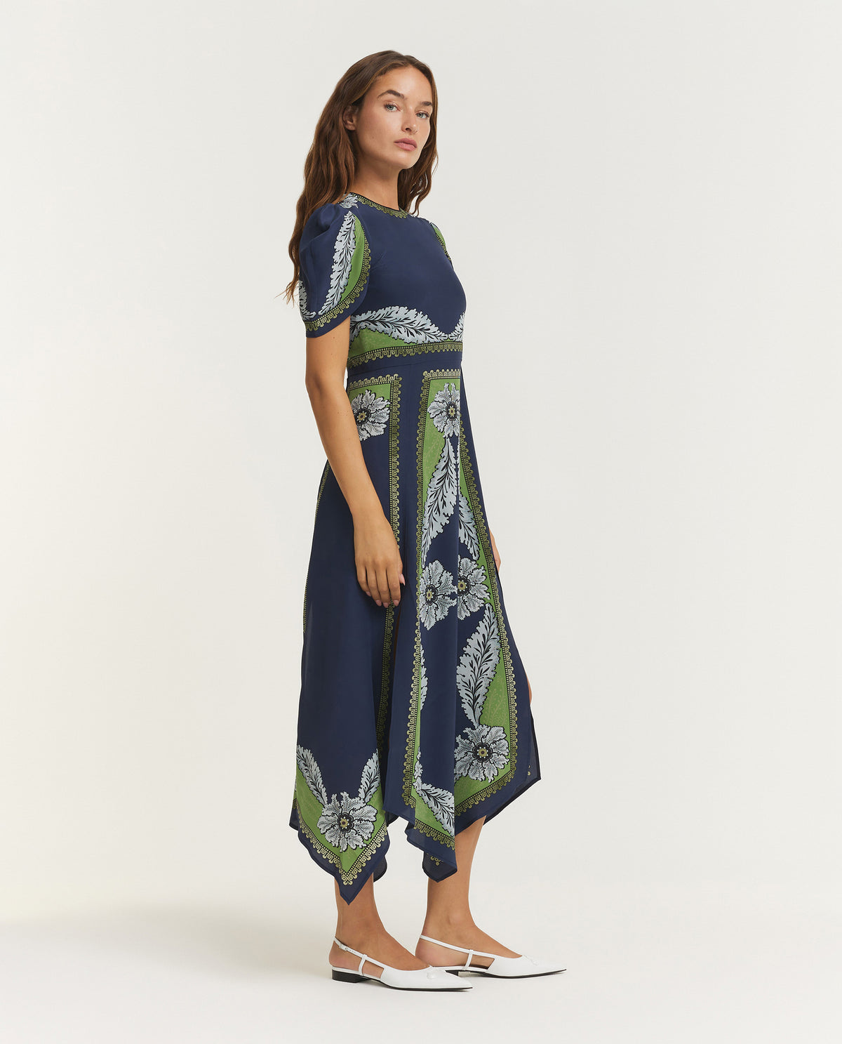 Silk Cherie Scarf Dress