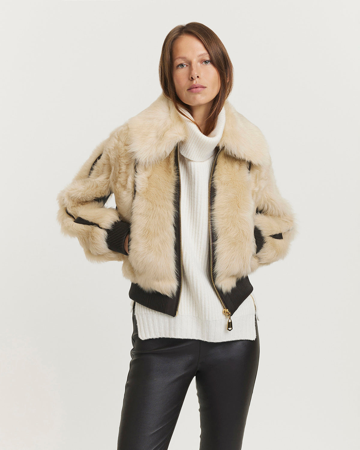 Shearling jacket 


