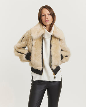 Shearling jas