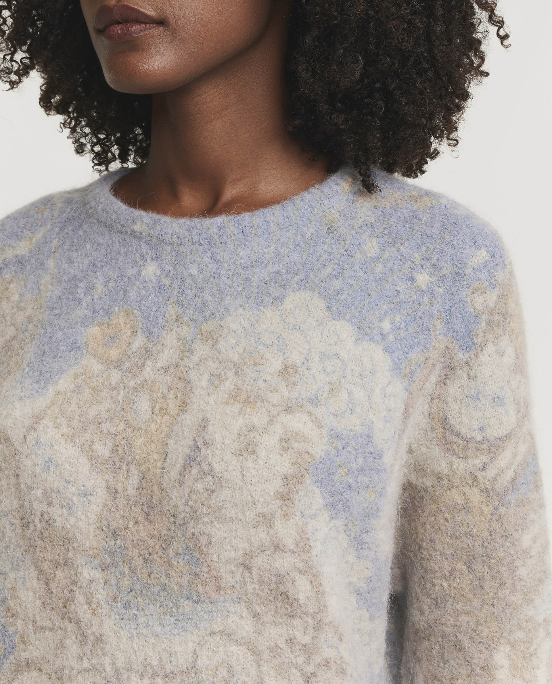 Knitted wool sweater