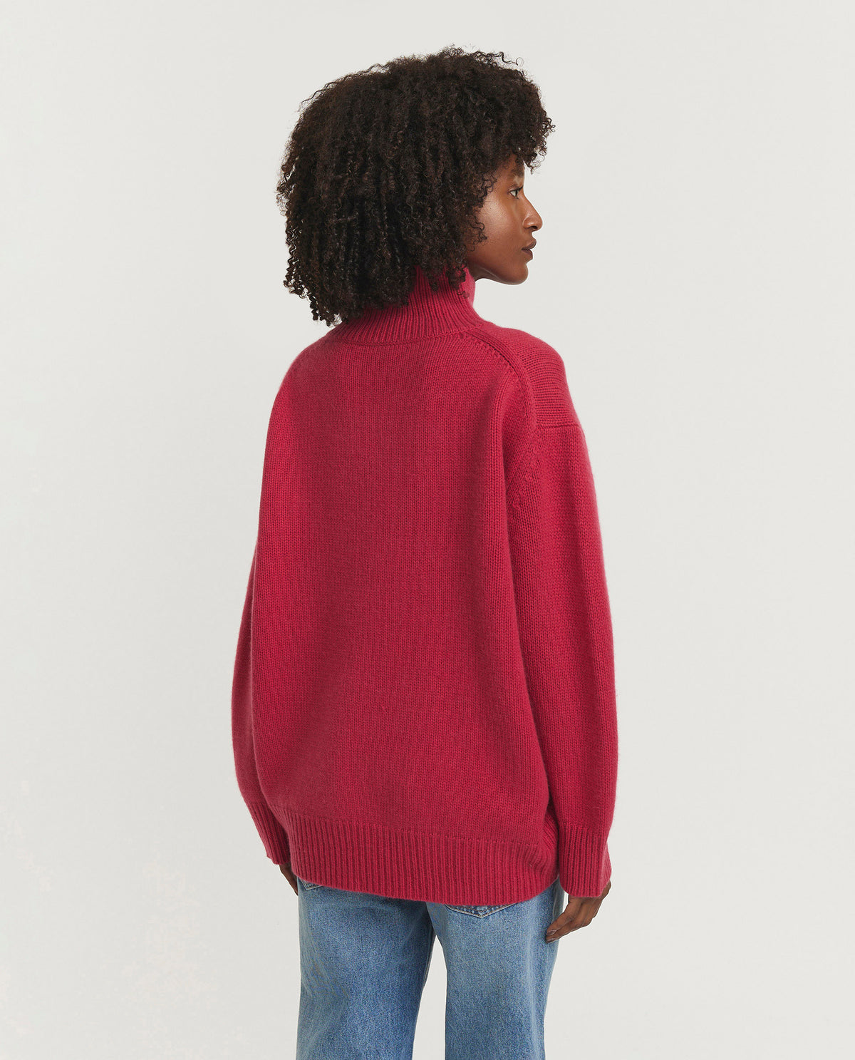 Knitted turtleneck sweater 