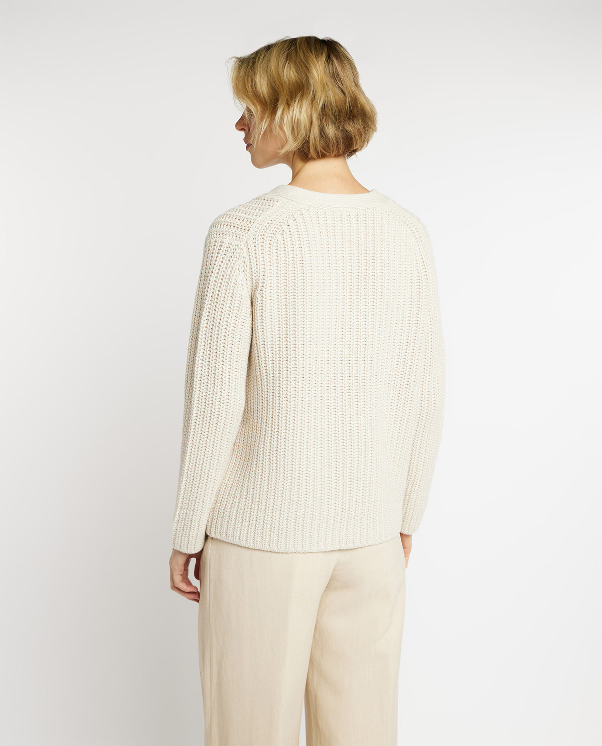 Cashmere V-neck sweater