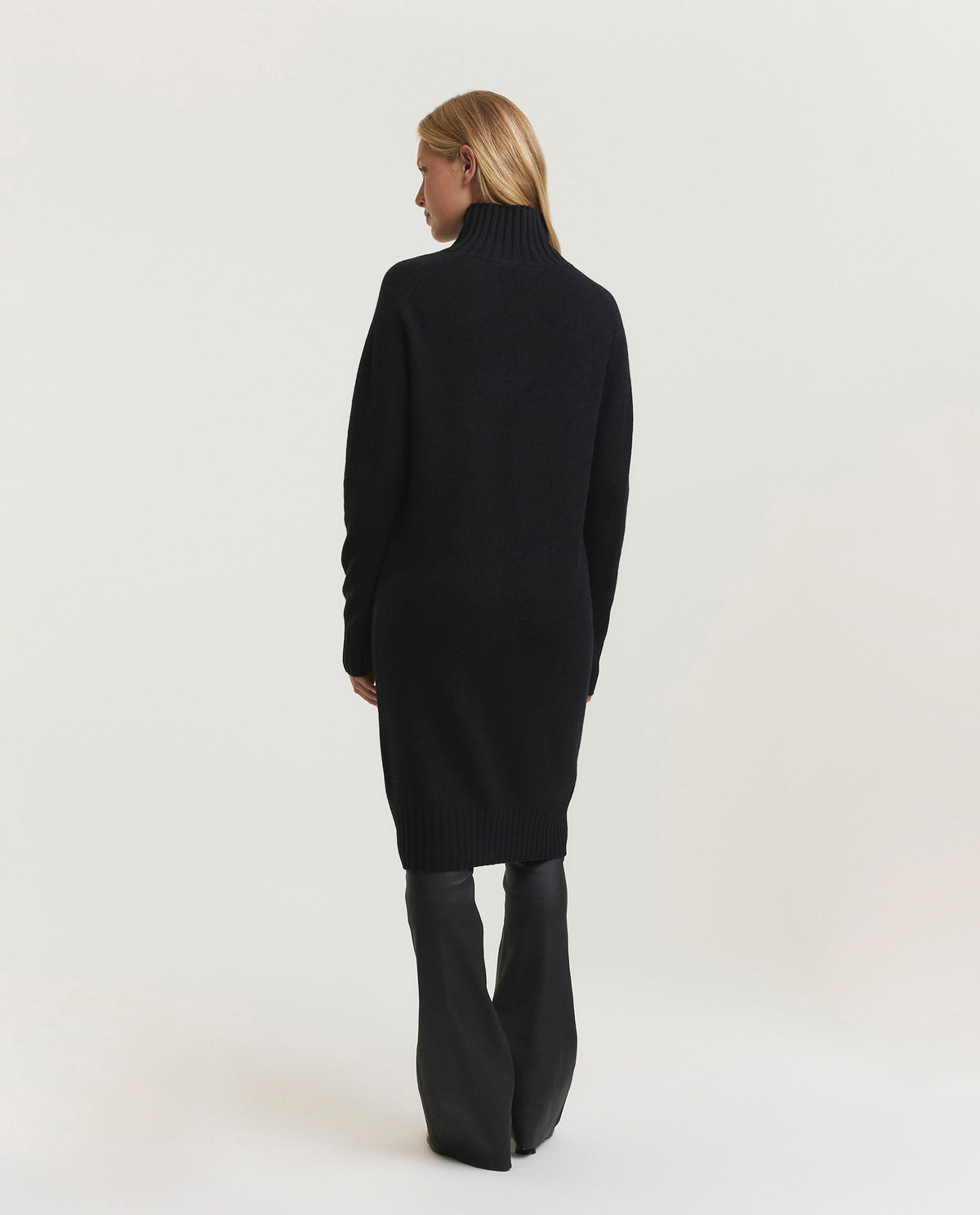 Wool-cashmere dress