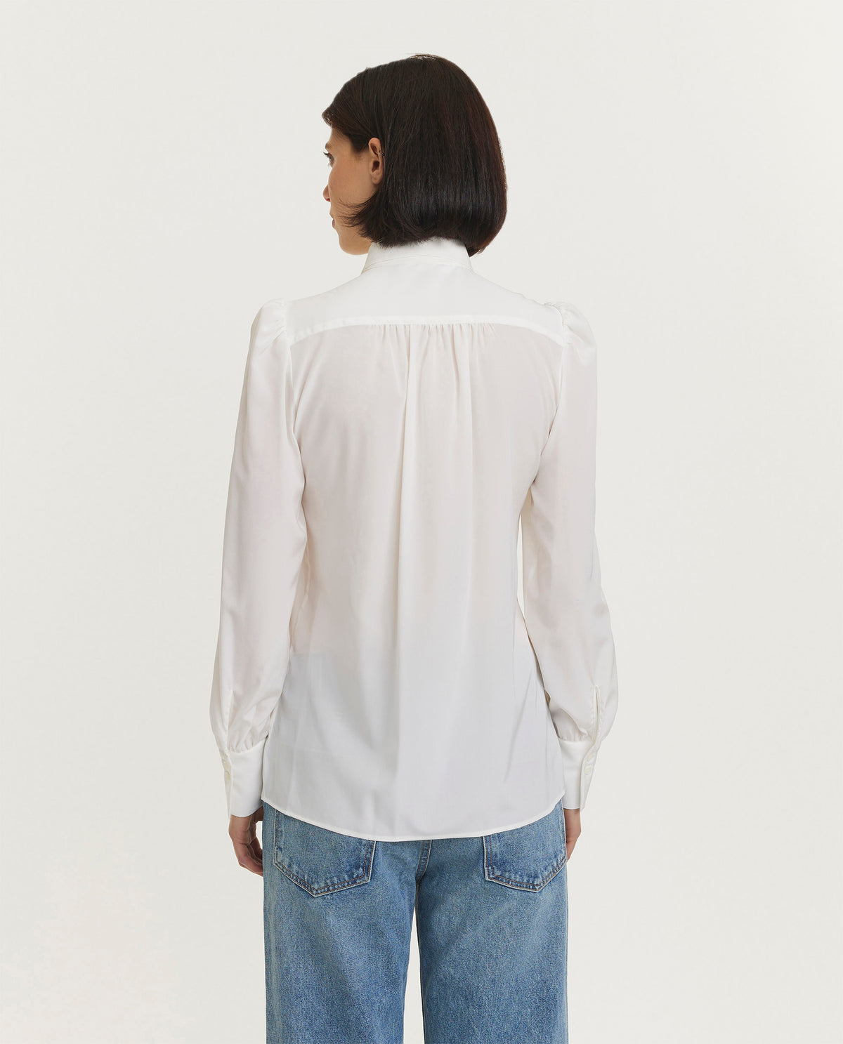 Zijden blouse