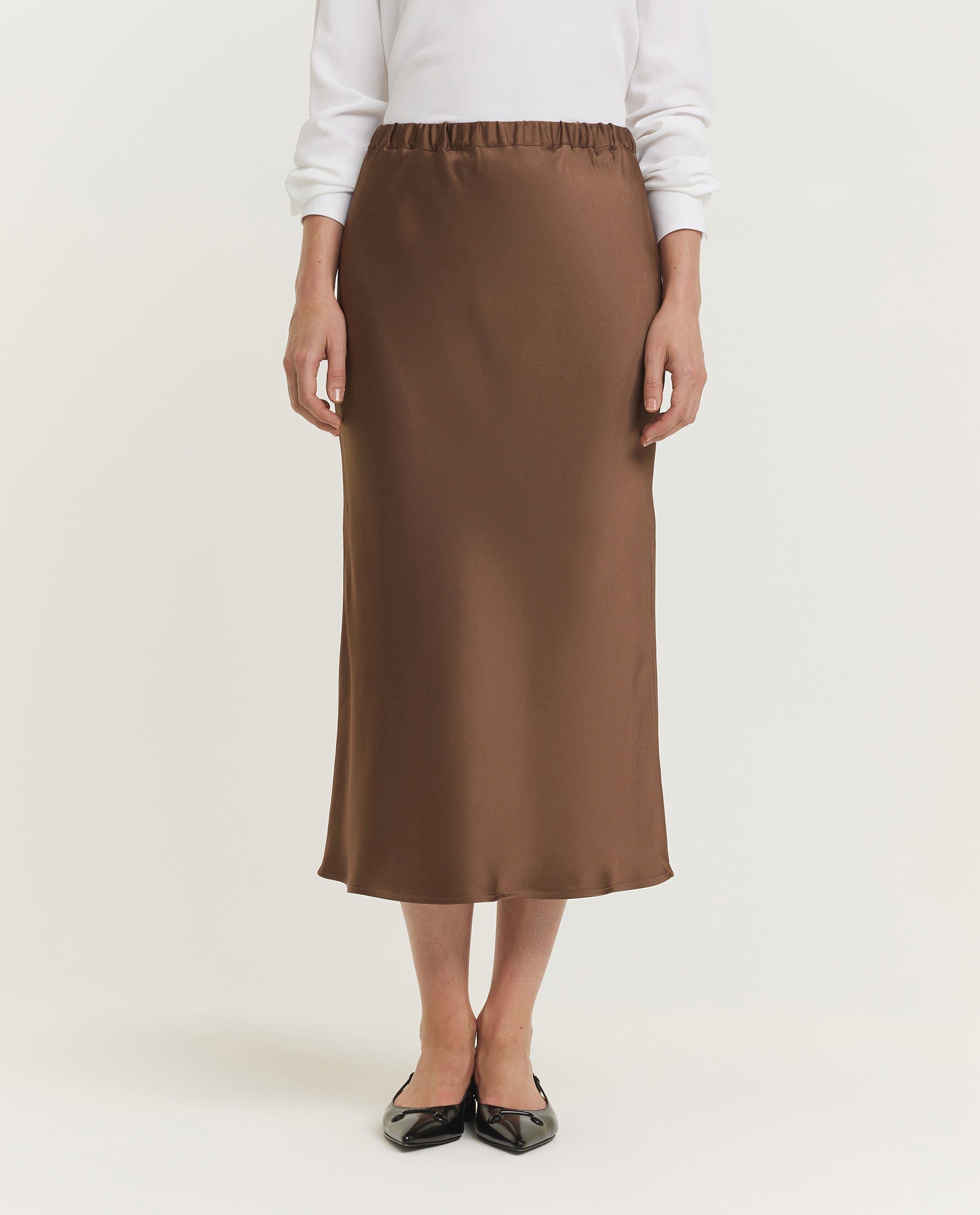 Midi rok - Bruin