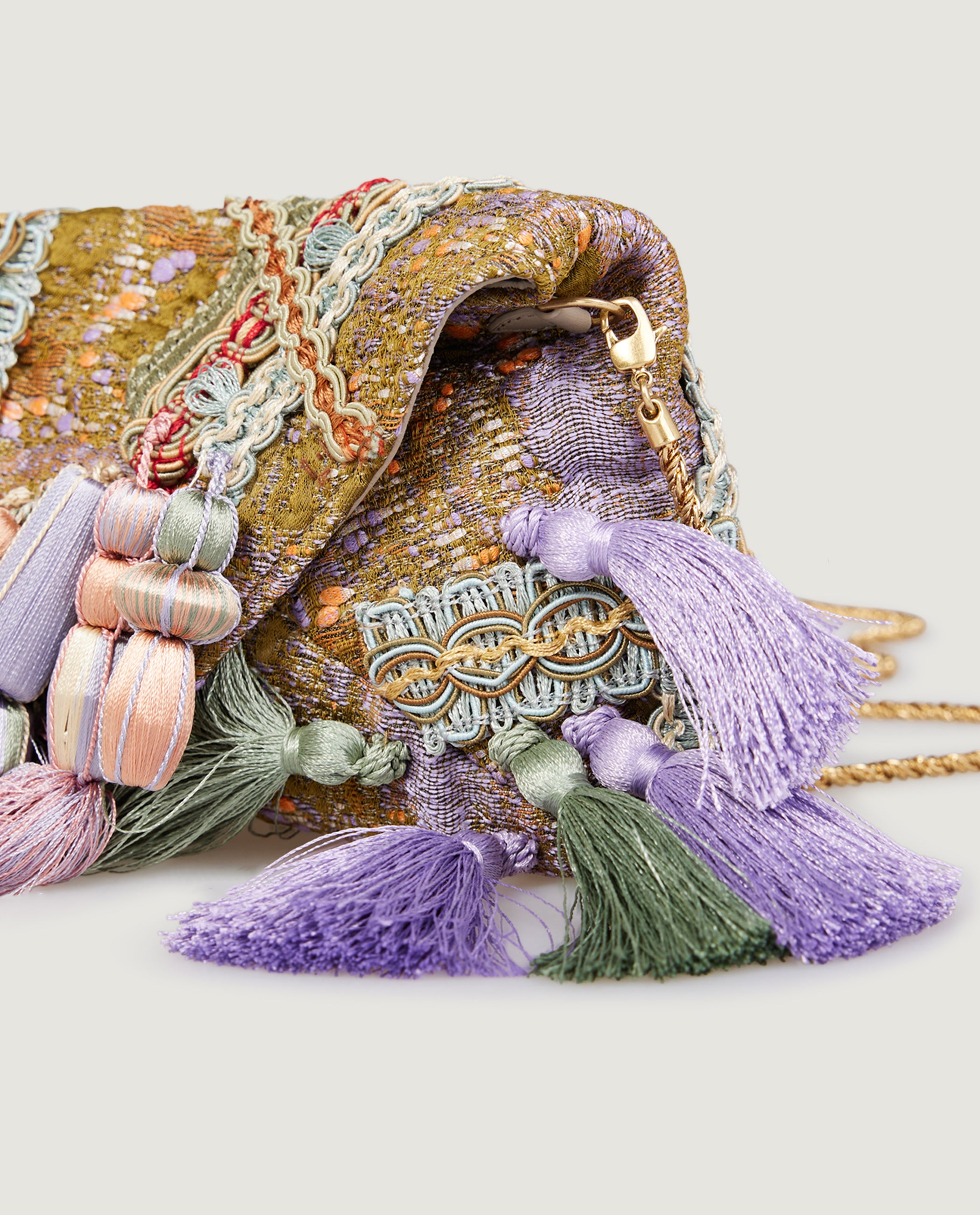 Adorned Envelope Handbag