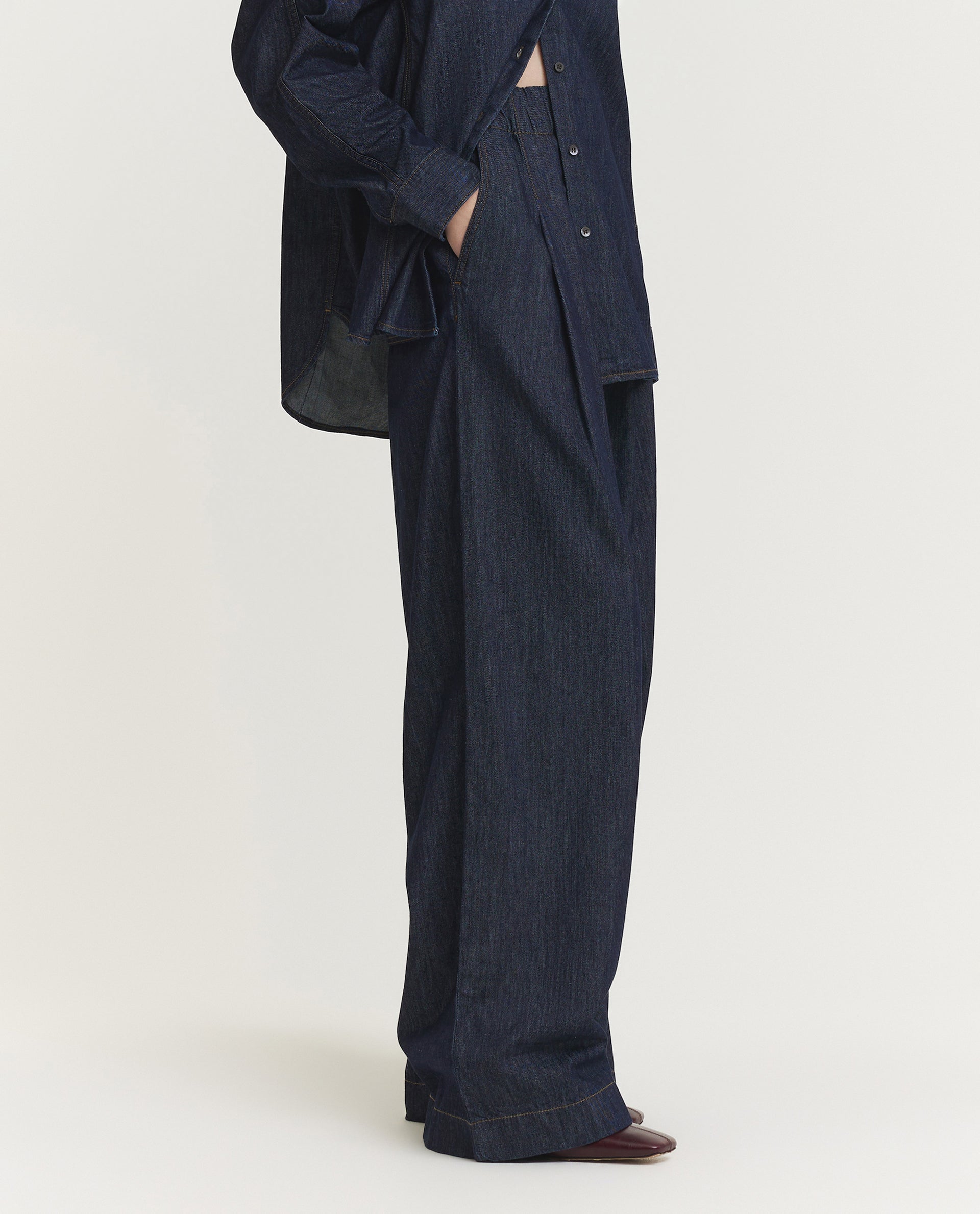 Wide Legged Pila Denim