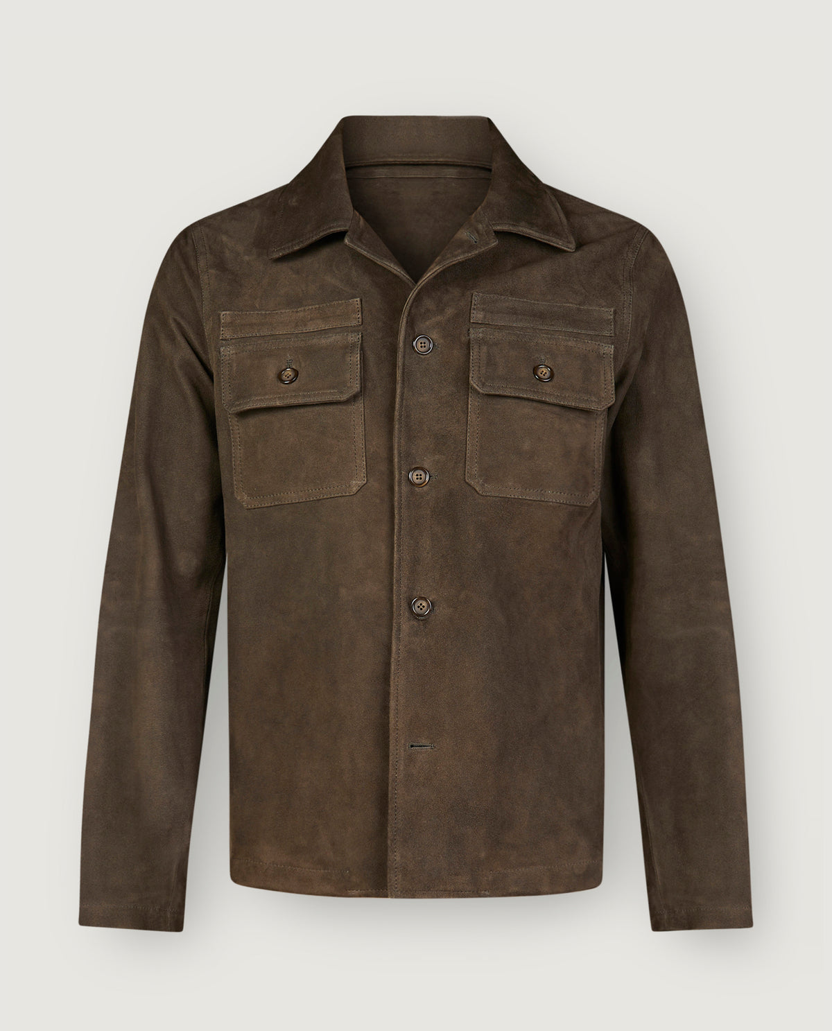 Suede Overshirt