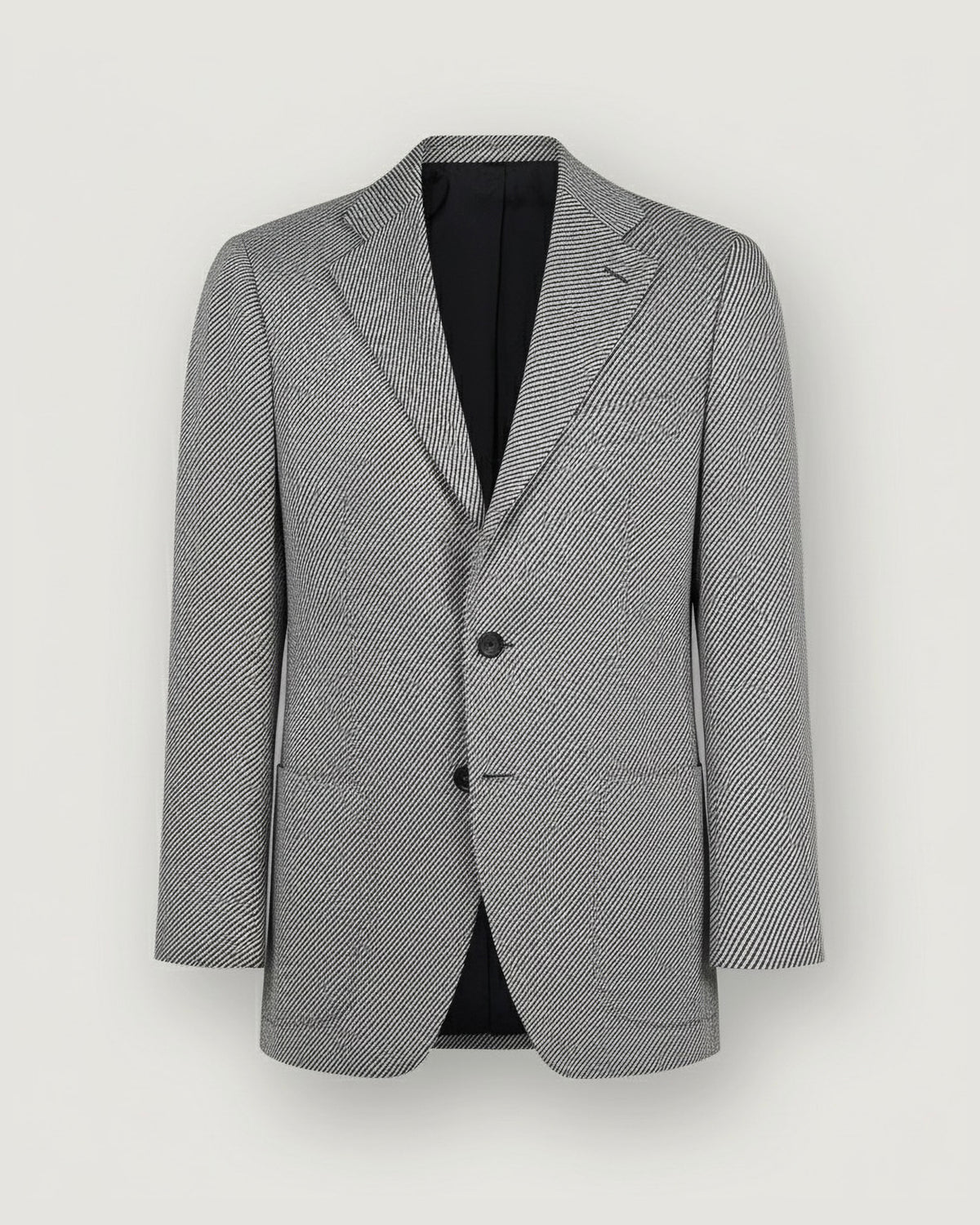 Twill Cashmere Jasje - Grijs