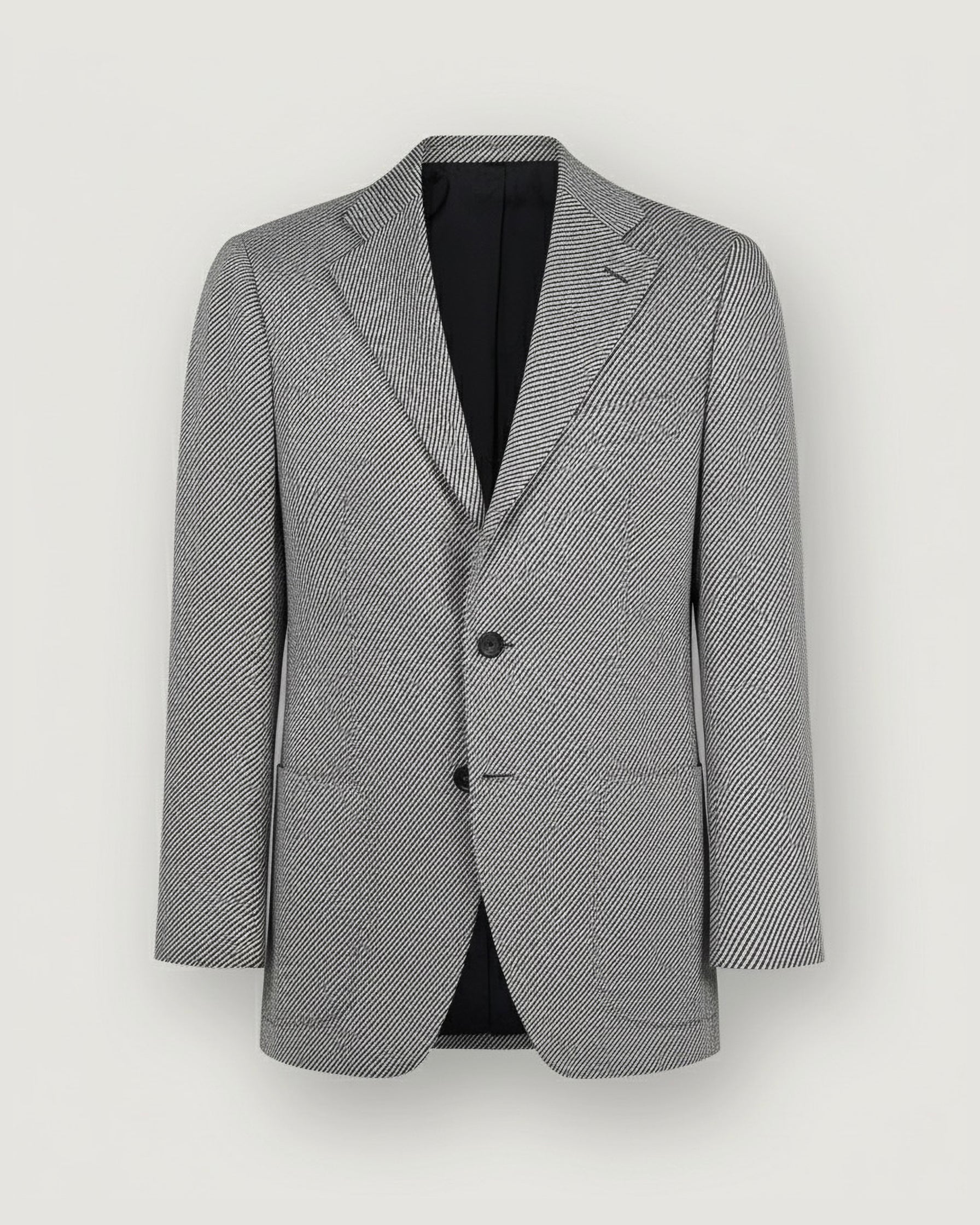 Twill Cashmere Jasje - Grijs