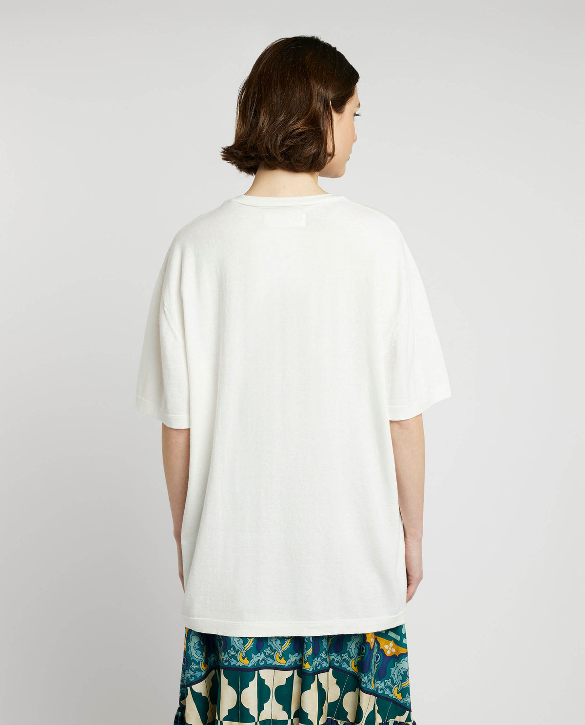 Cotton-cashmere t-shirt