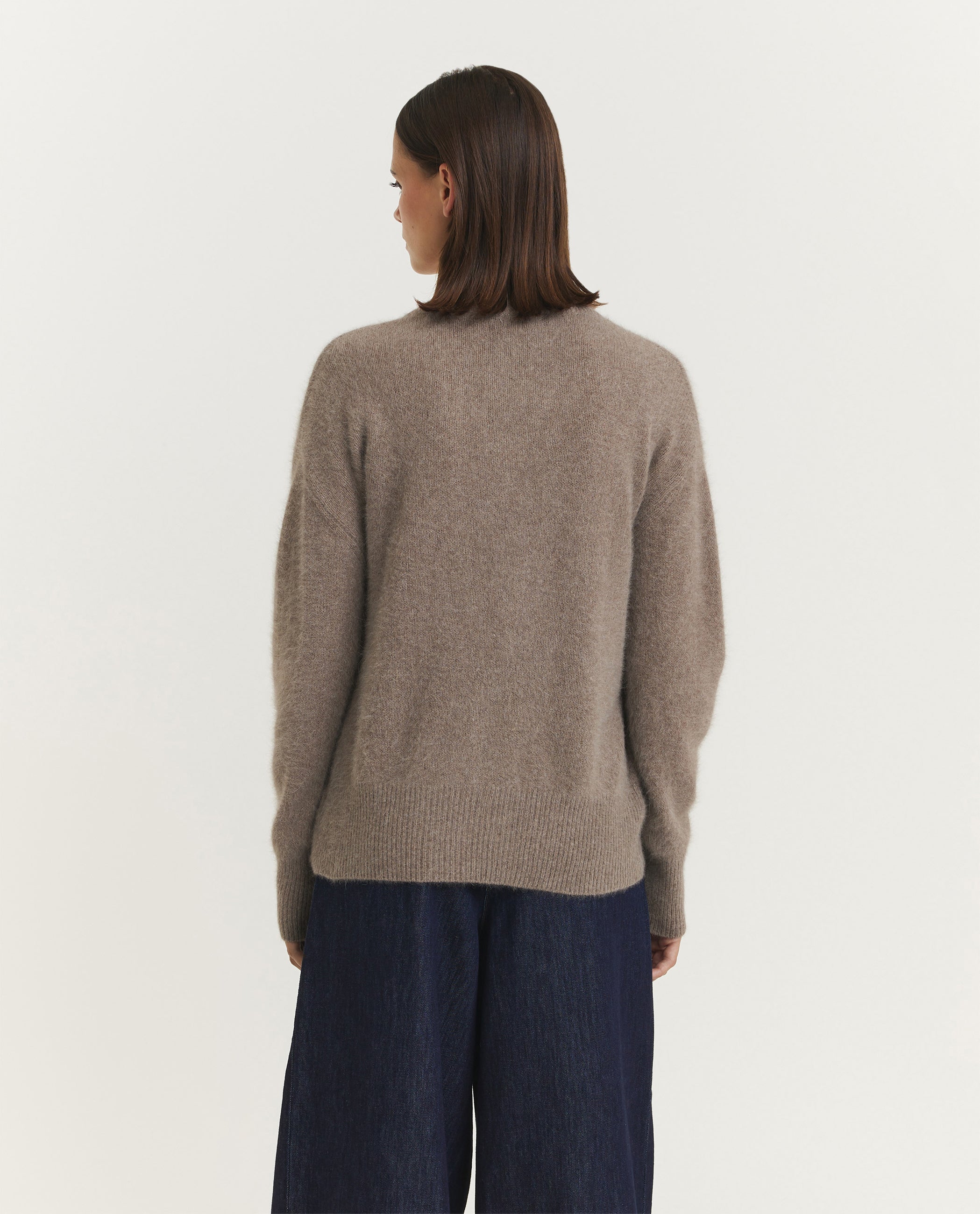Wool Blend V-Neck Sweater