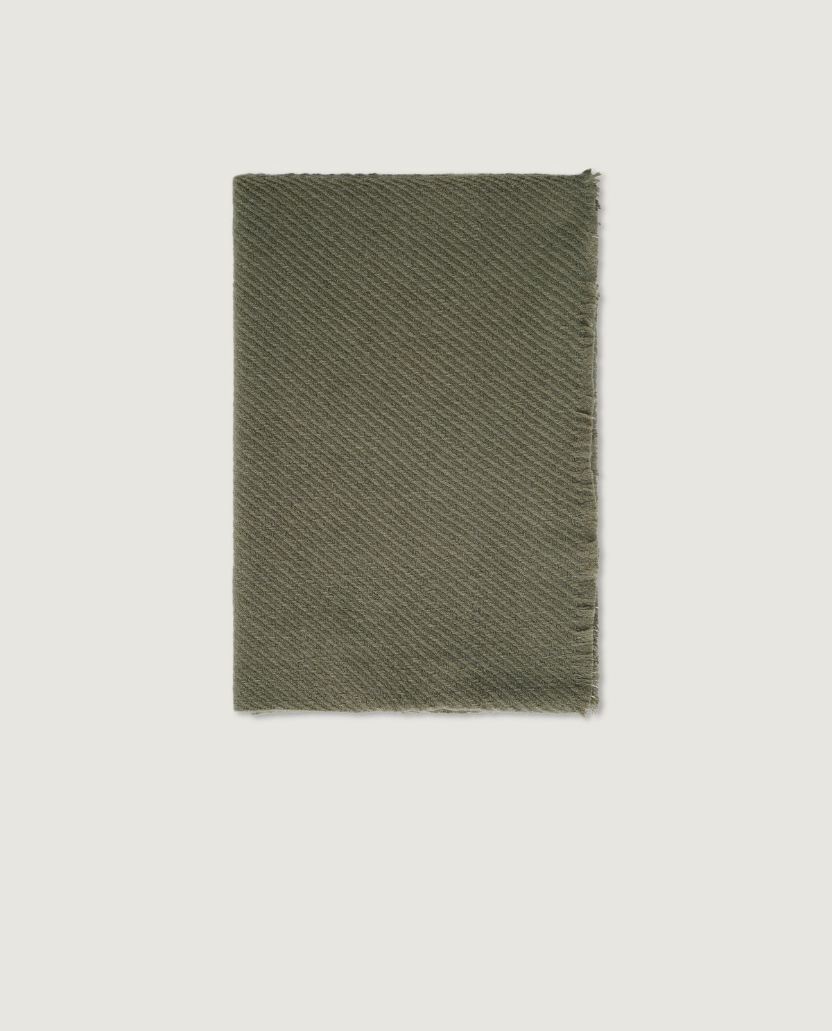 Twill Cashmere Shawl - Groen