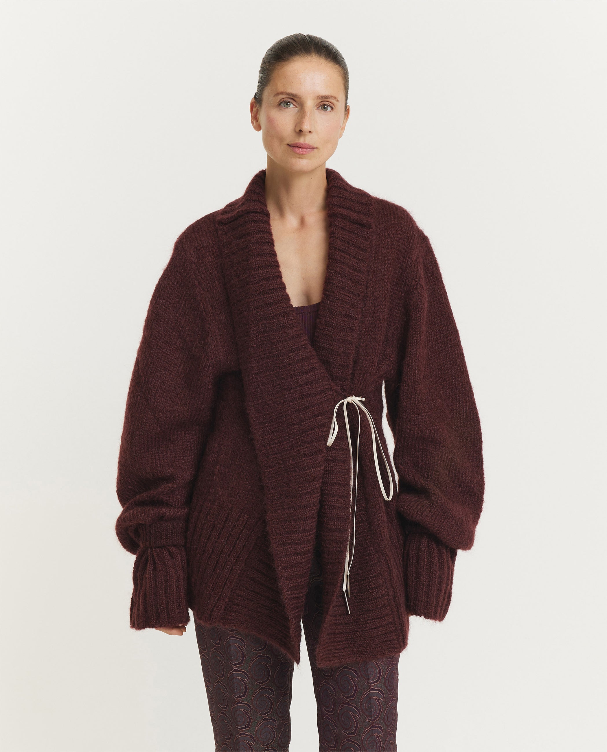 Mohair Wool Temperance Cardigan