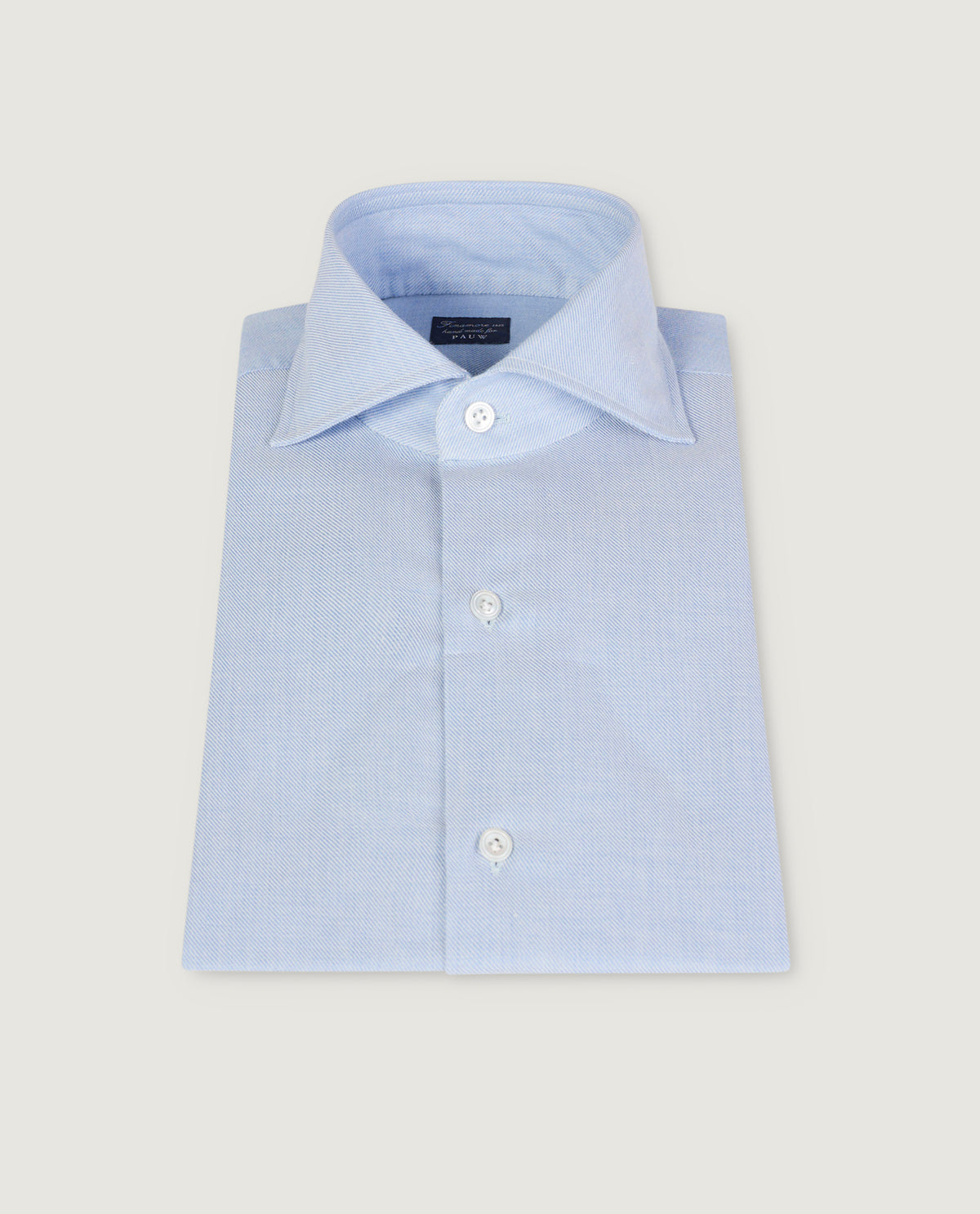 Geborsteld twill shirt