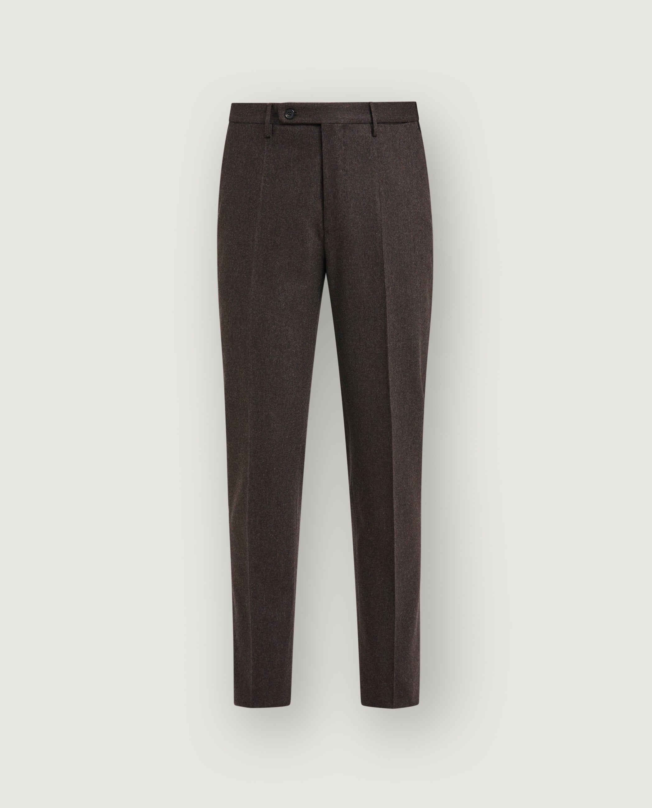 Wool Cashmere Flannel Trousers