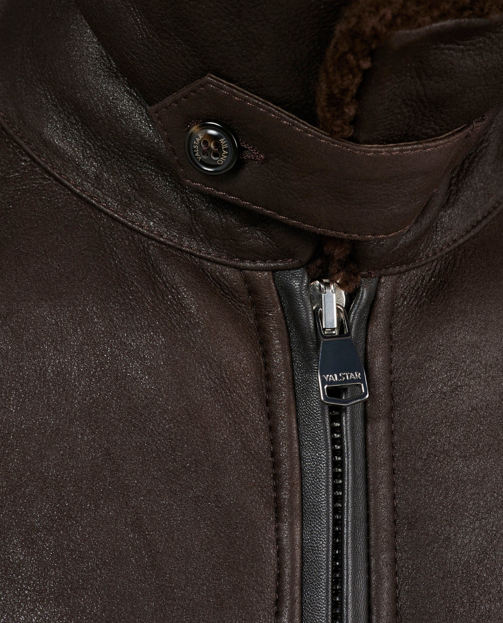 Shearling Coburn Jas - Bruin