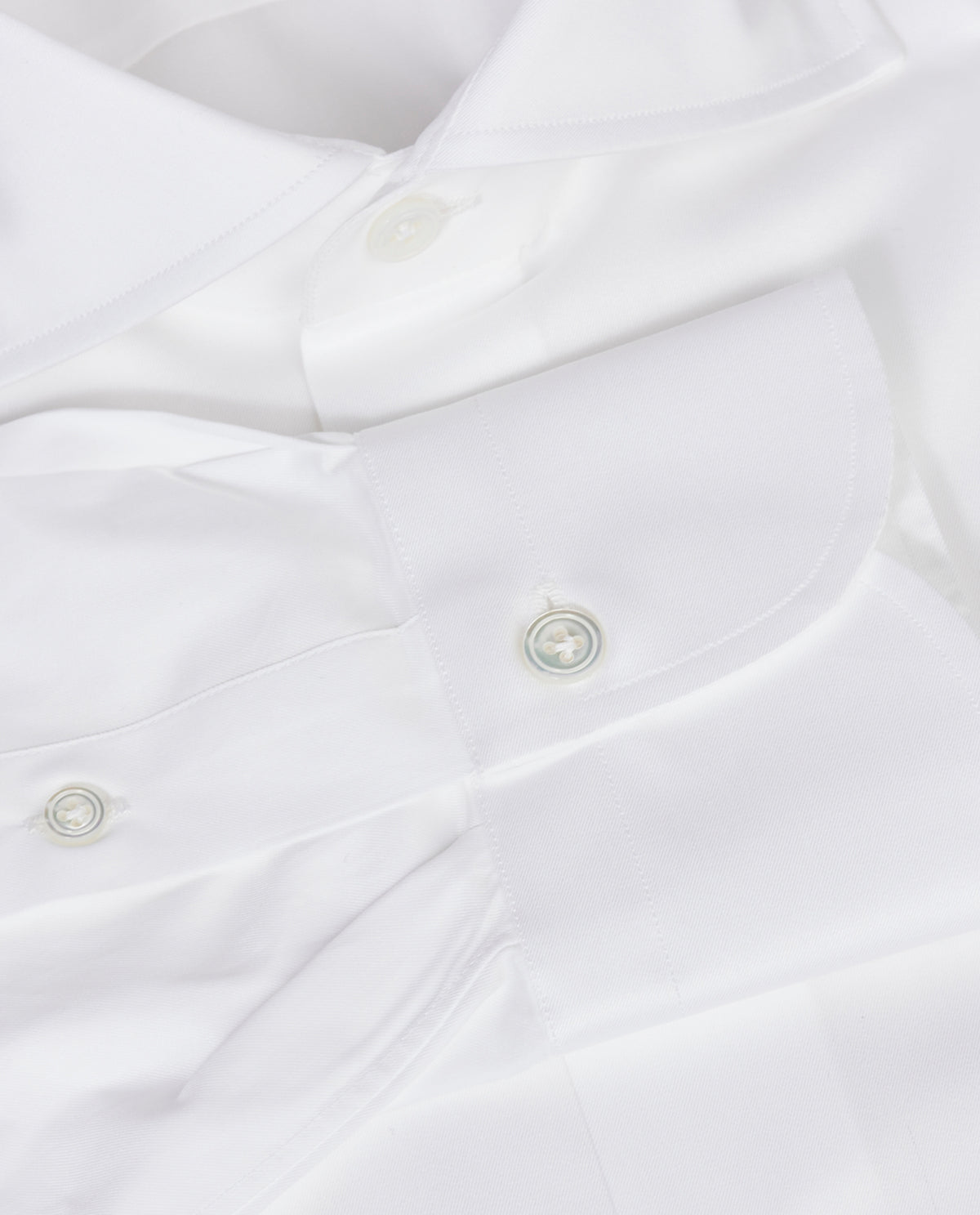 Twill Sea Island Shirt - Wit