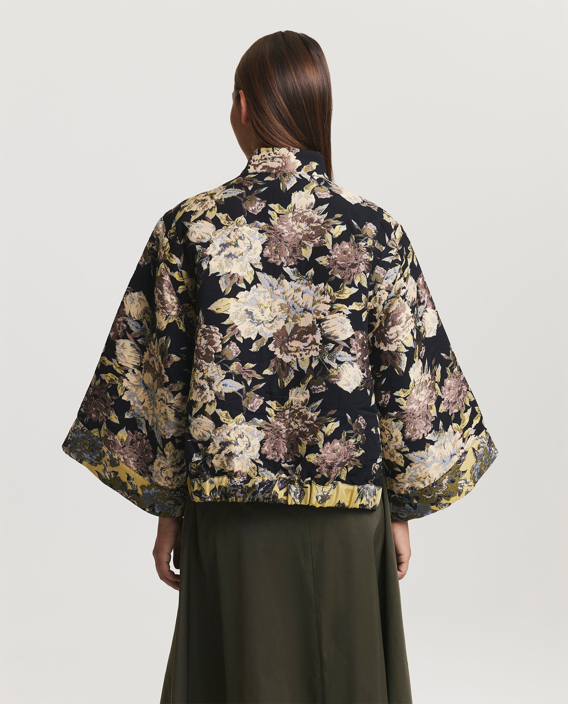 Reversible kimono jacket