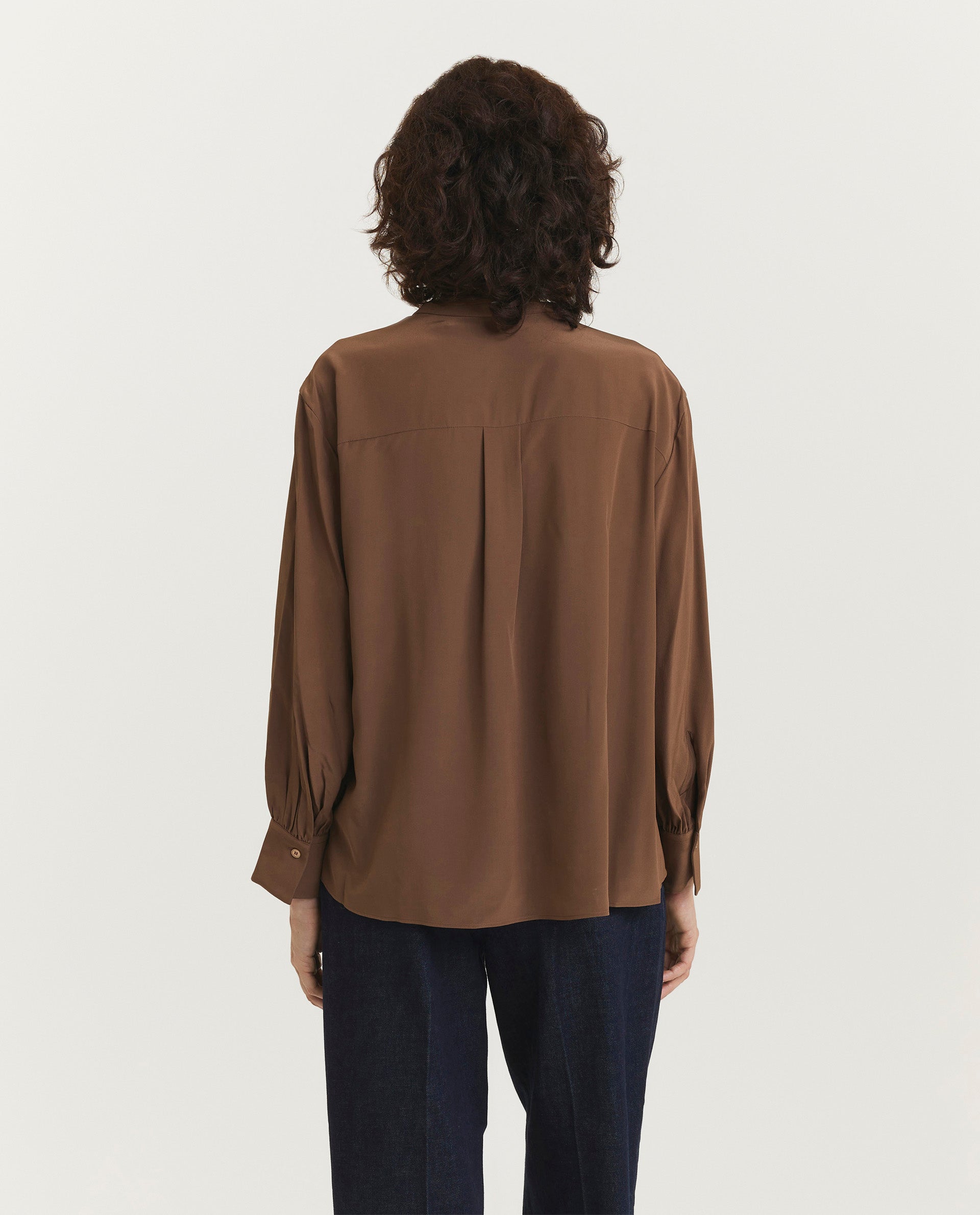 Zijden blouse