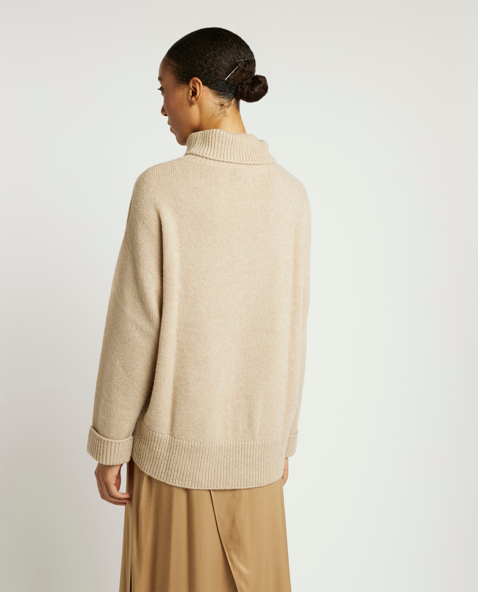 Cashmere-silk sweater