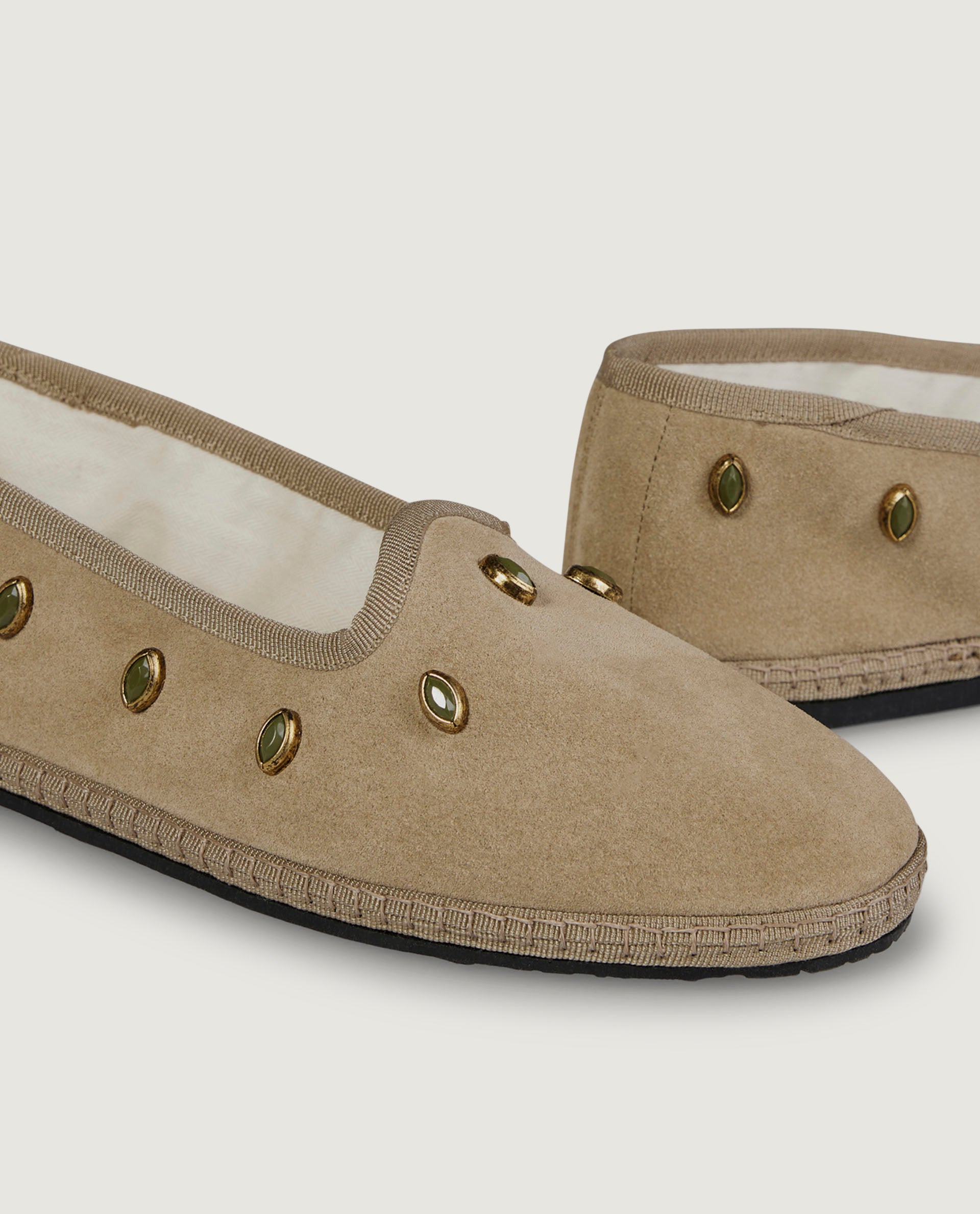 Fluwelen loafers