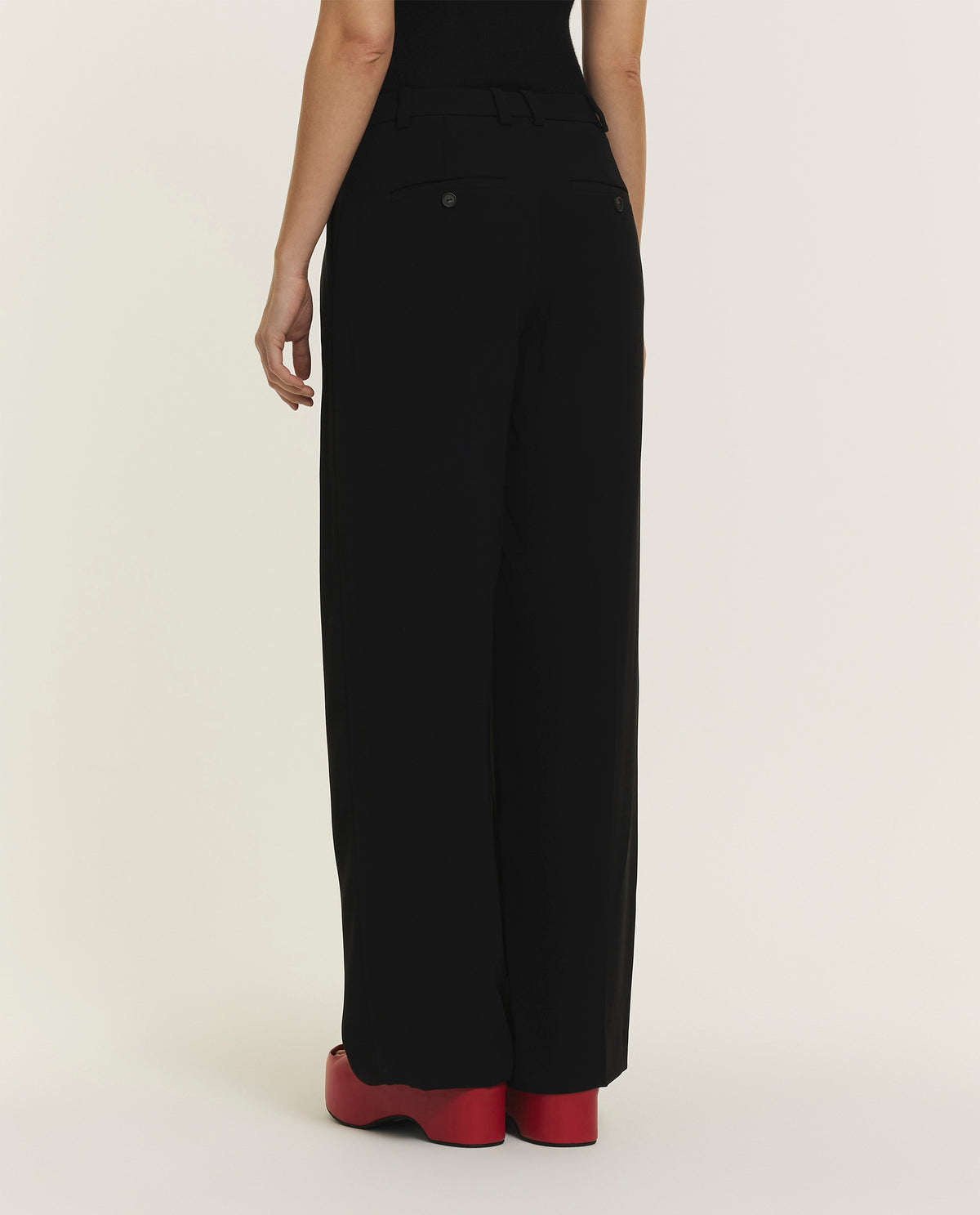 Wide leg trousers