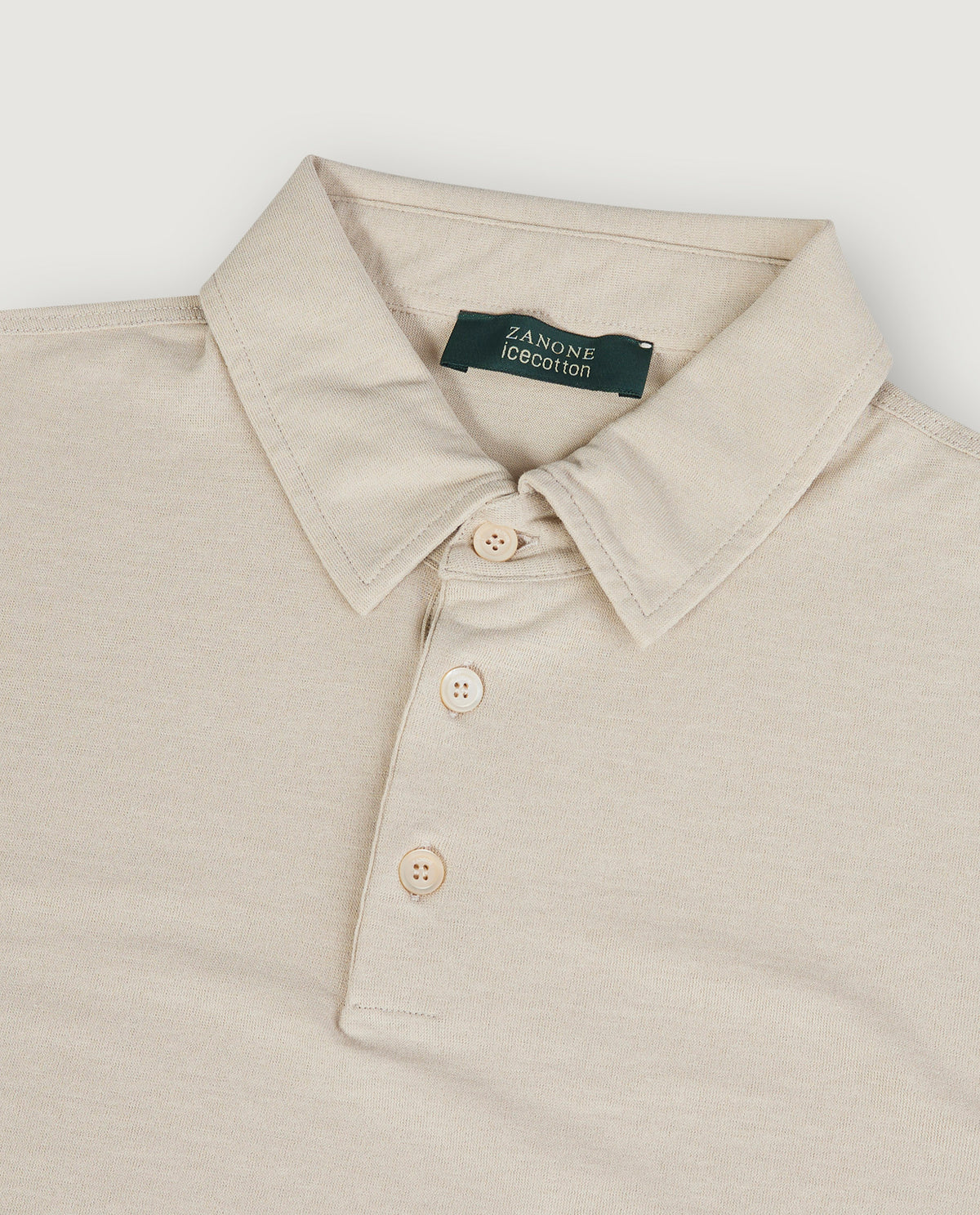 Ice Cotton Polo - Ecru