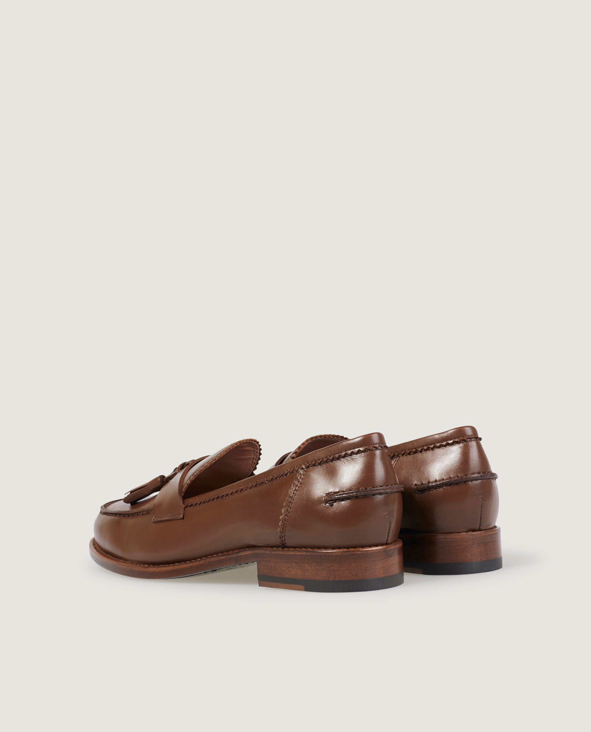 Leather loafers