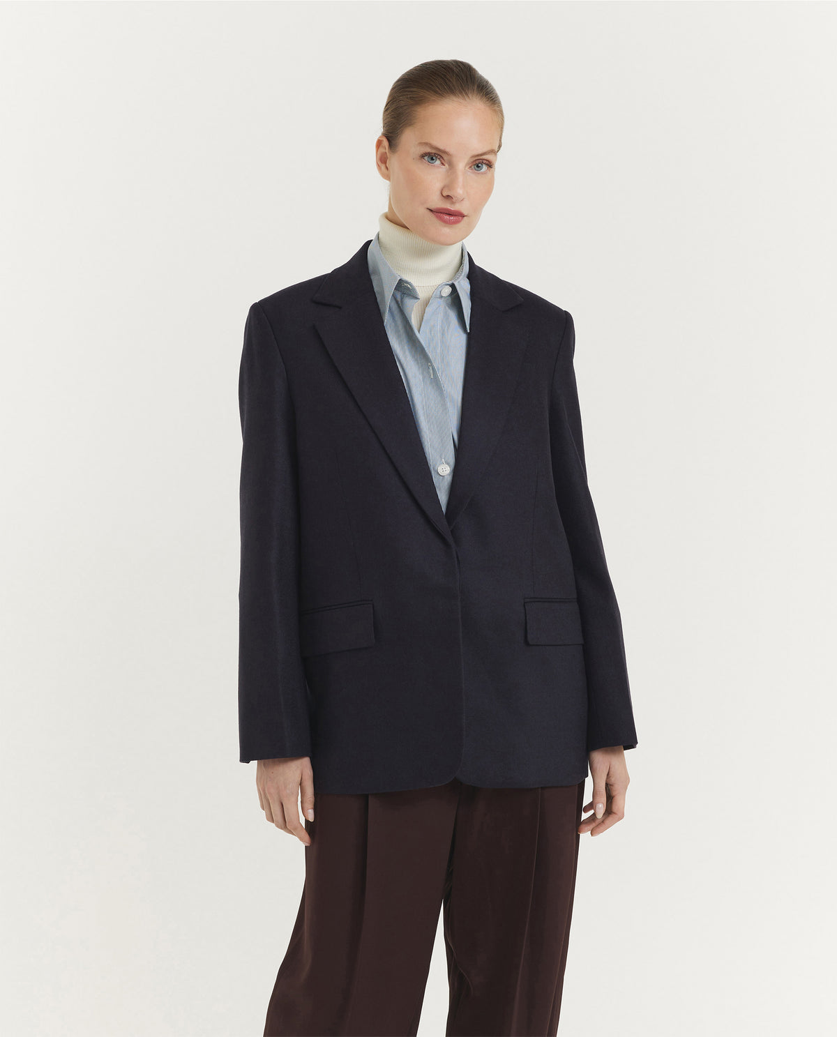 Wool Cashmere Jillian Blazer