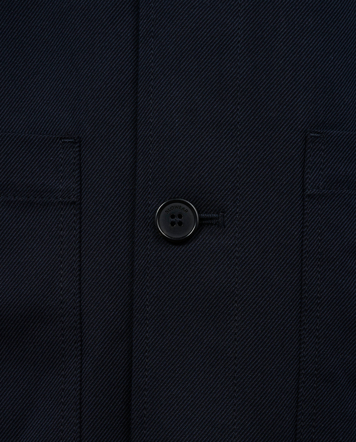 Wollen Workerjacket - Donkerblauw