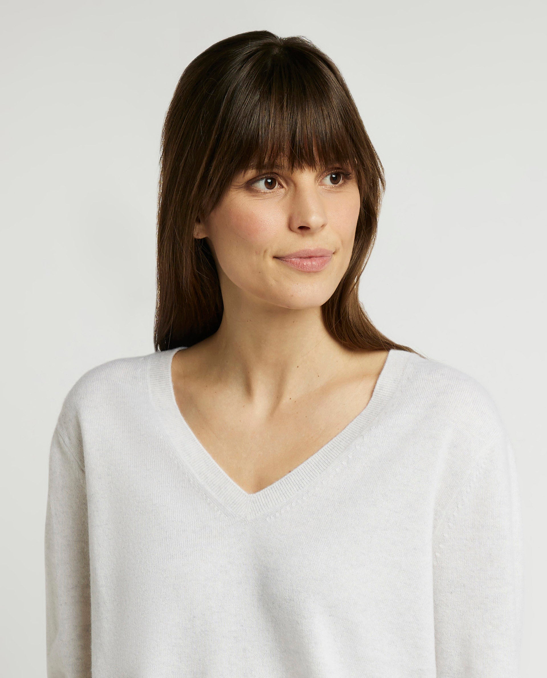 Cashmere V-hals trui