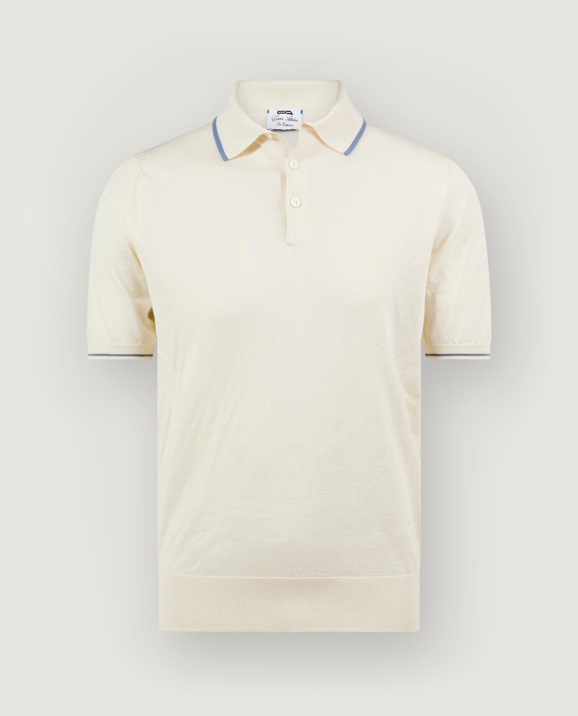 Katoen Cashmere Poloshirt