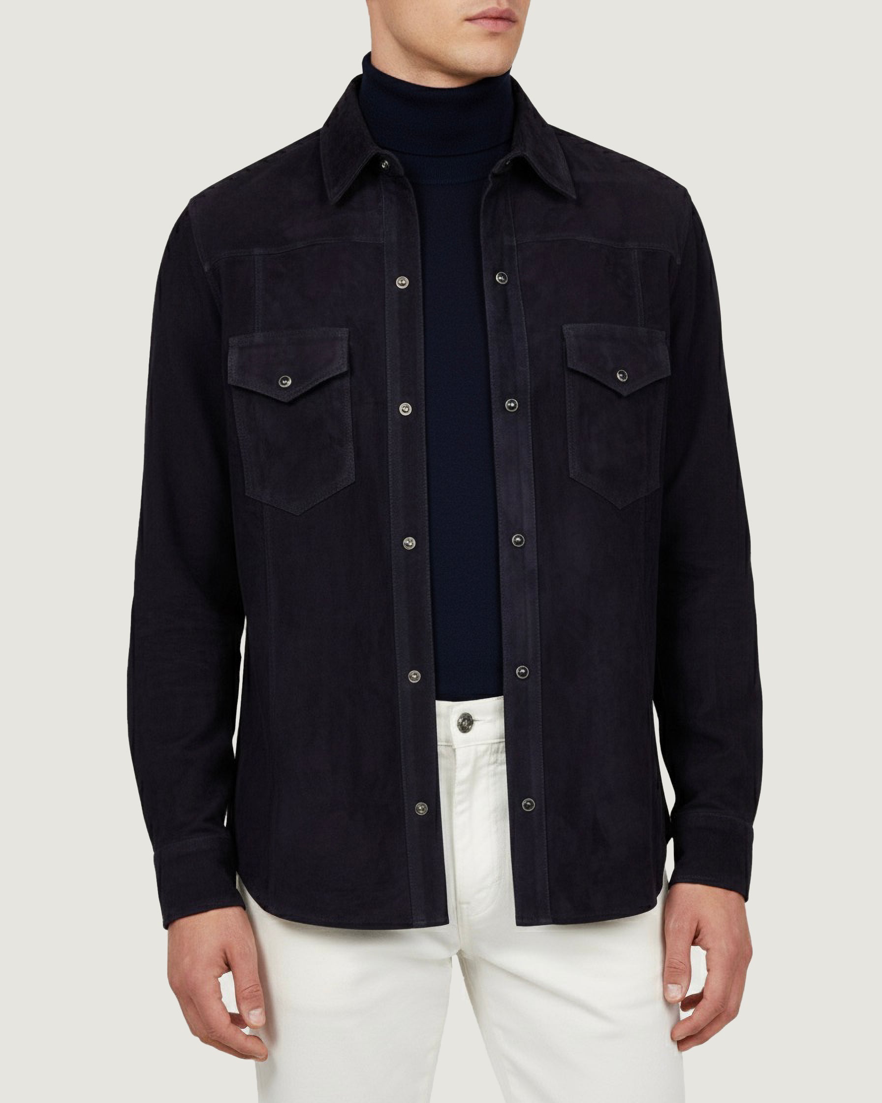 Suede Overshirt