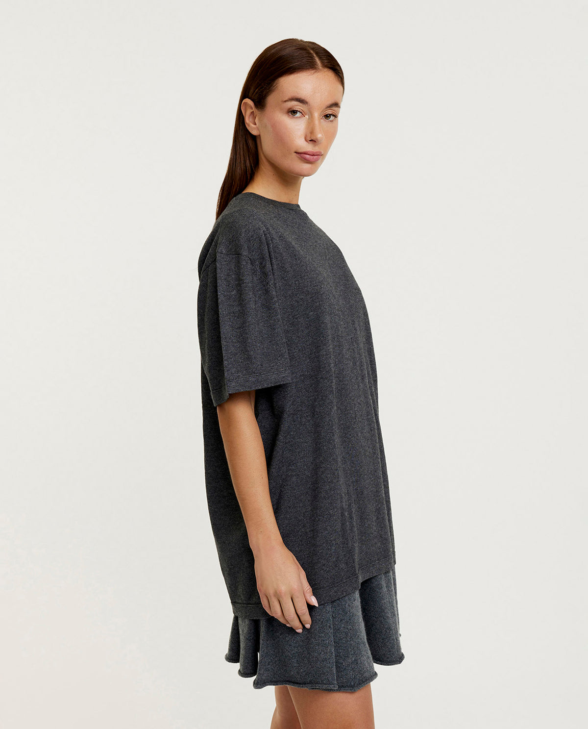 Cotton-cashmere t-shirt