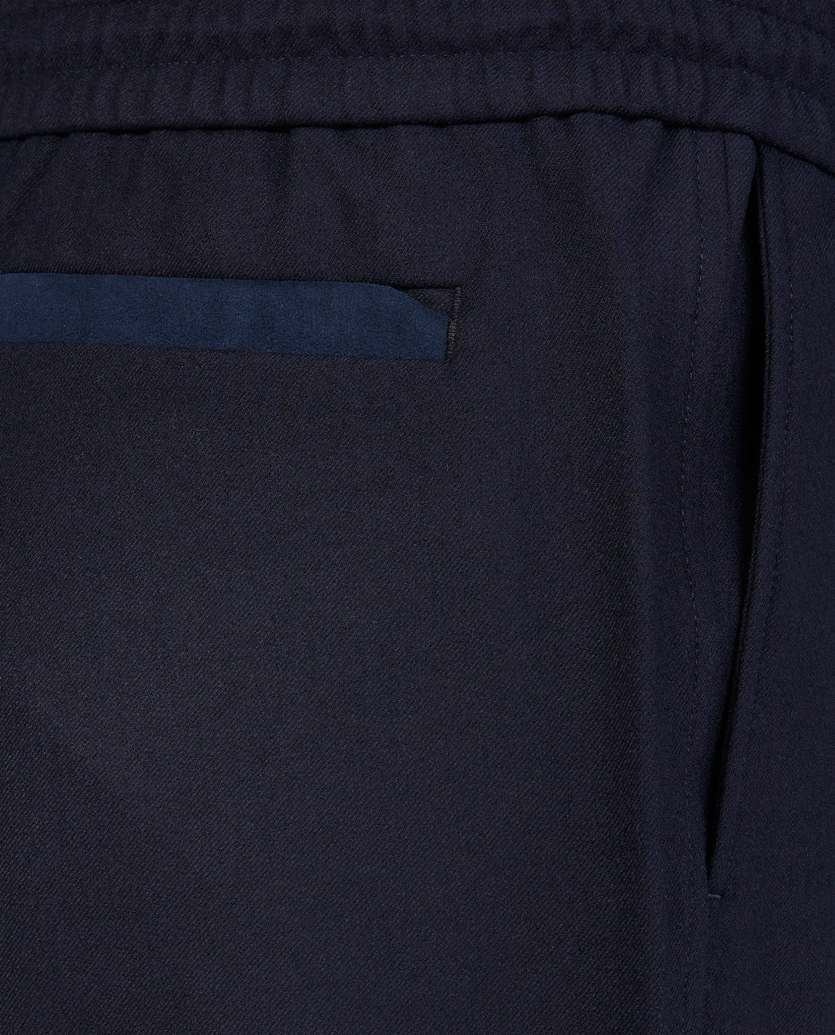 Flannel Jogger - Donkerblauw